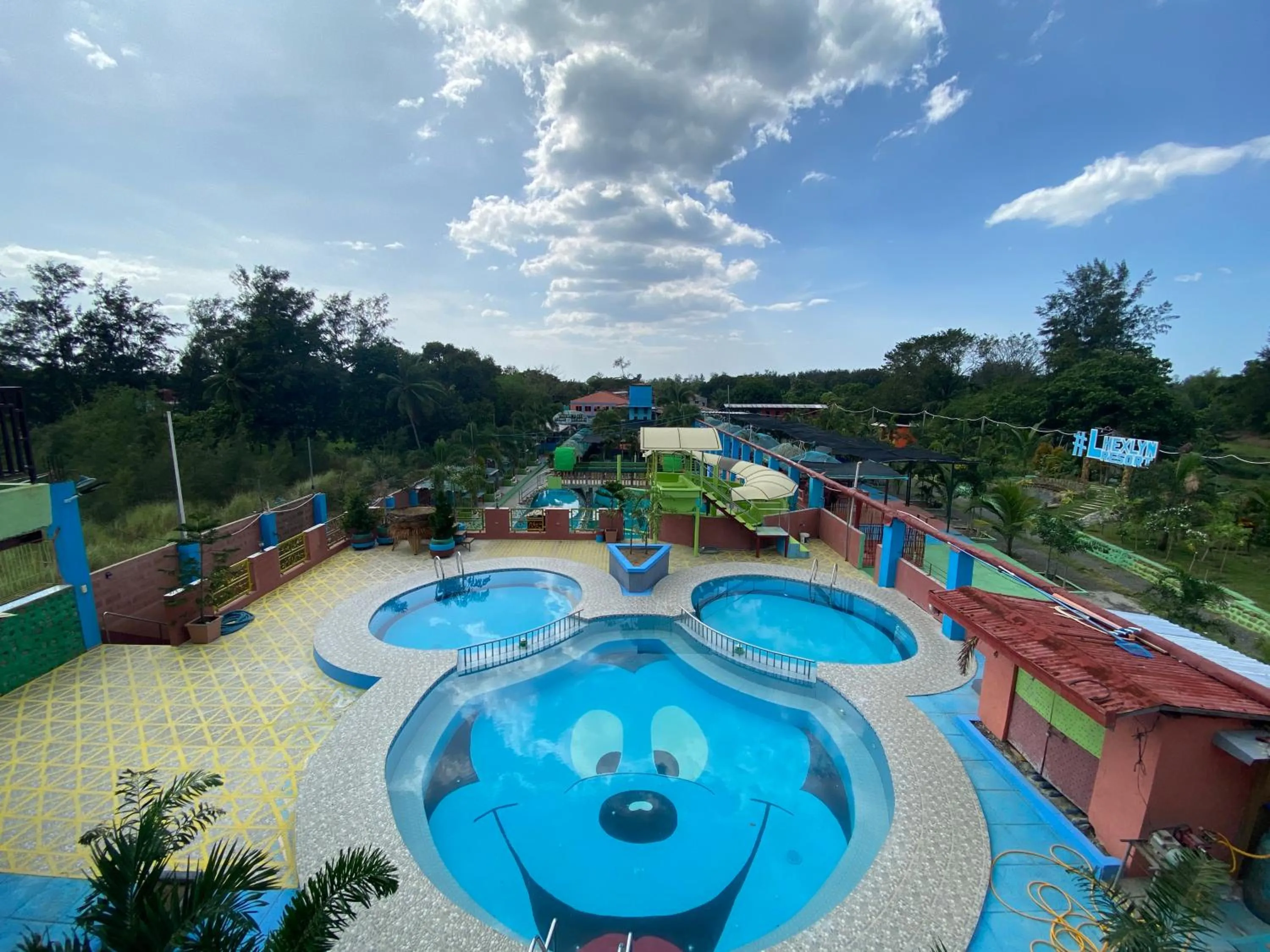 Aqua park in RedDoorz Plus @ Lhexlyn Resort San Narciso