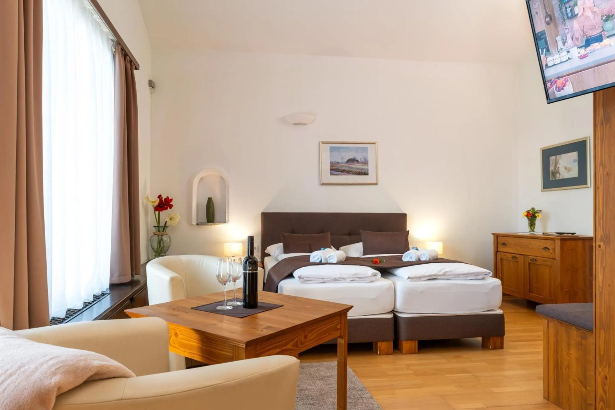 Bed in Landhaus St. Georg