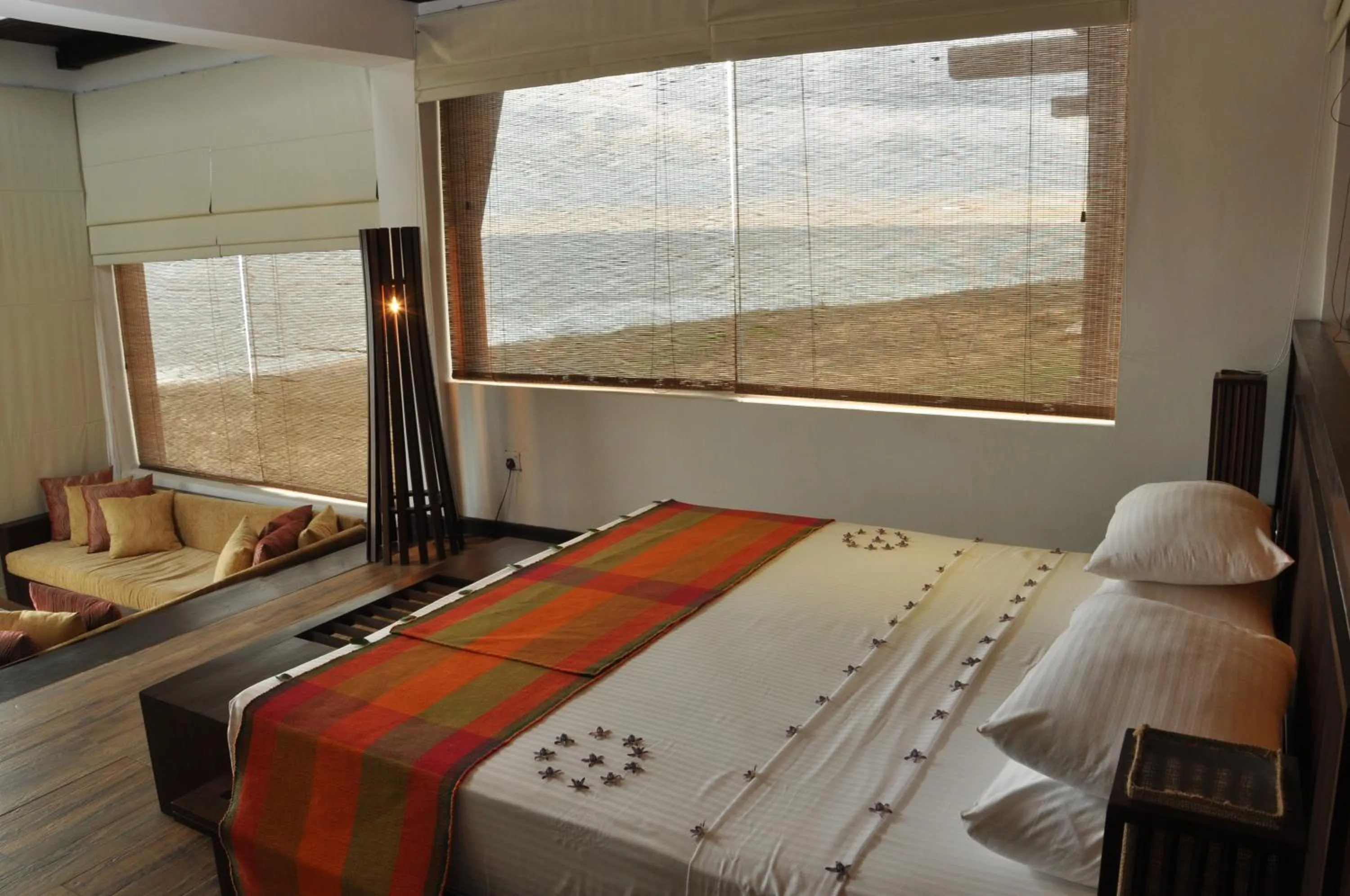 Bed in Laya Safari Resorts & Spa