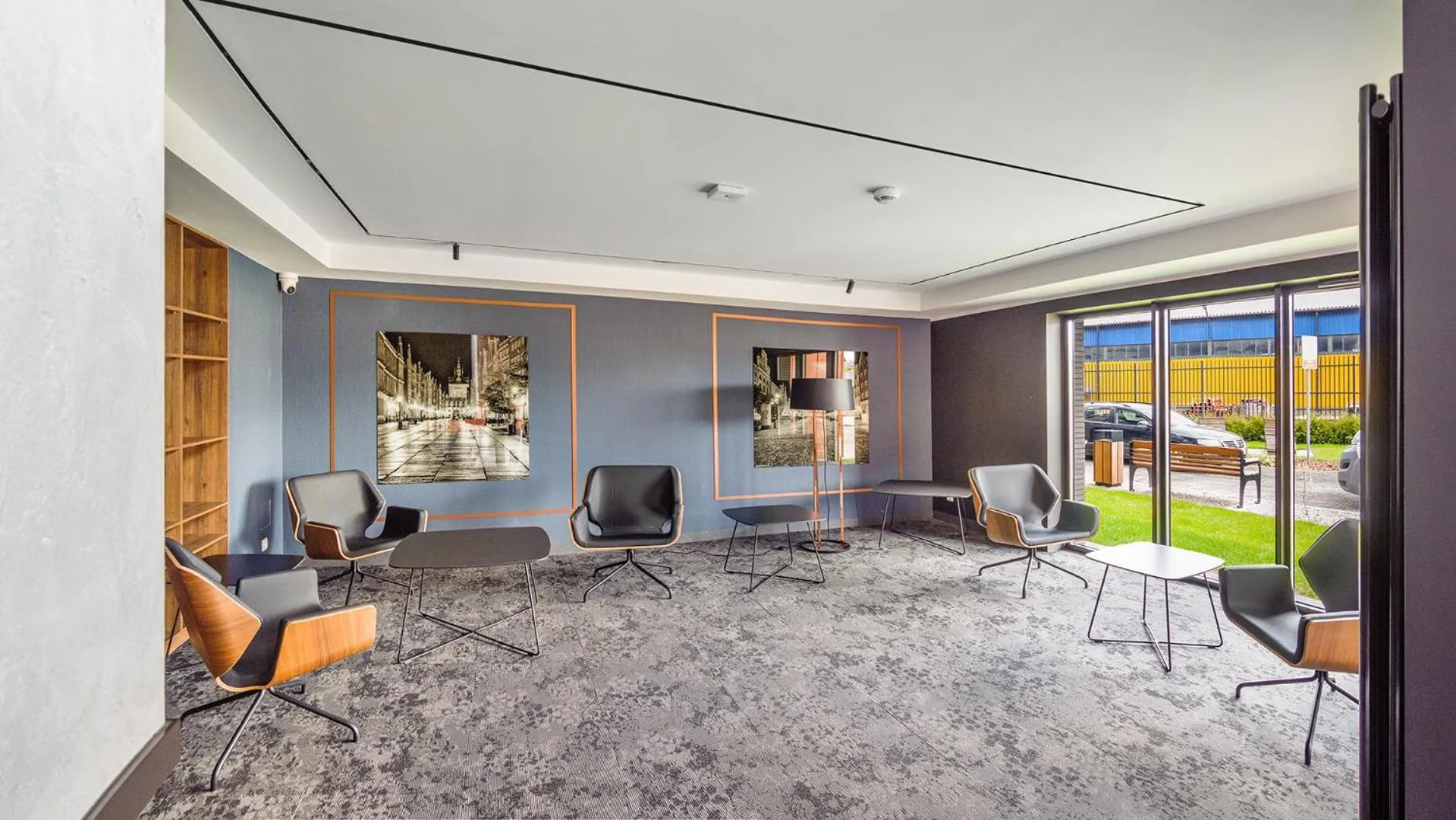 Seating area in Nadmotławie z sauną, Sun & Snow