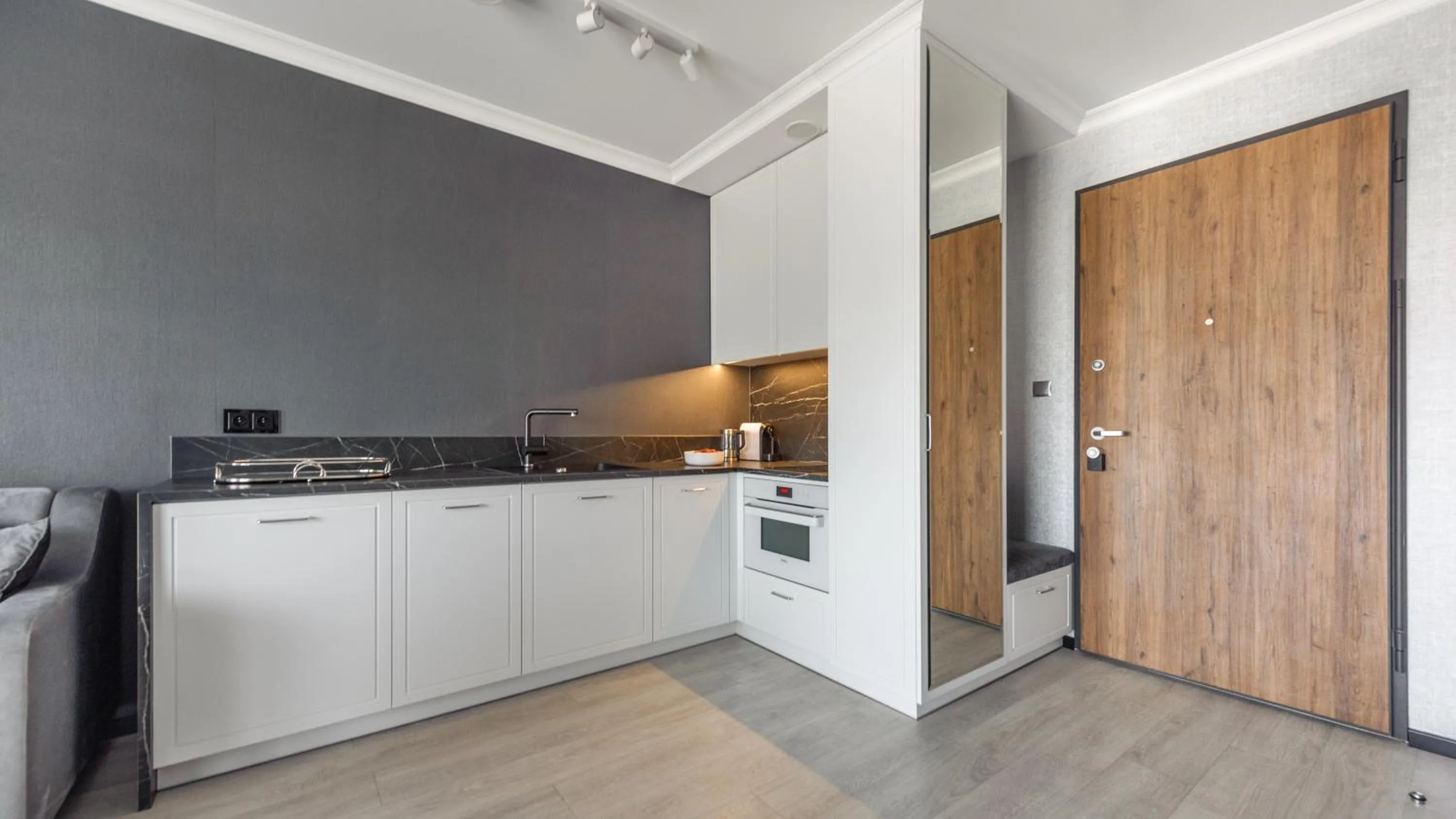 Kitchen or kitchenette in Nadmotławie z sauną, Sun & Snow