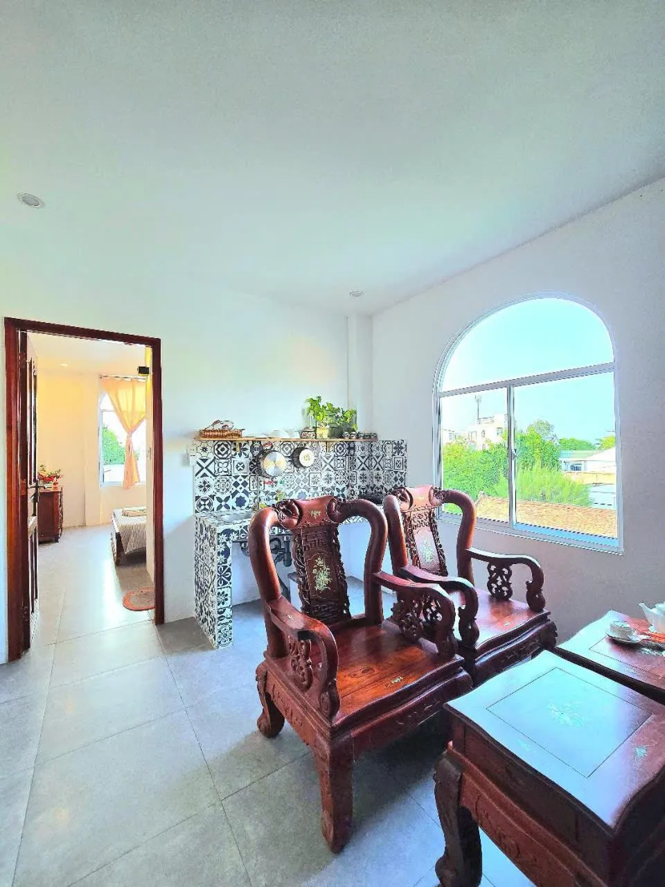 Living room in Mekong 69 Hostel