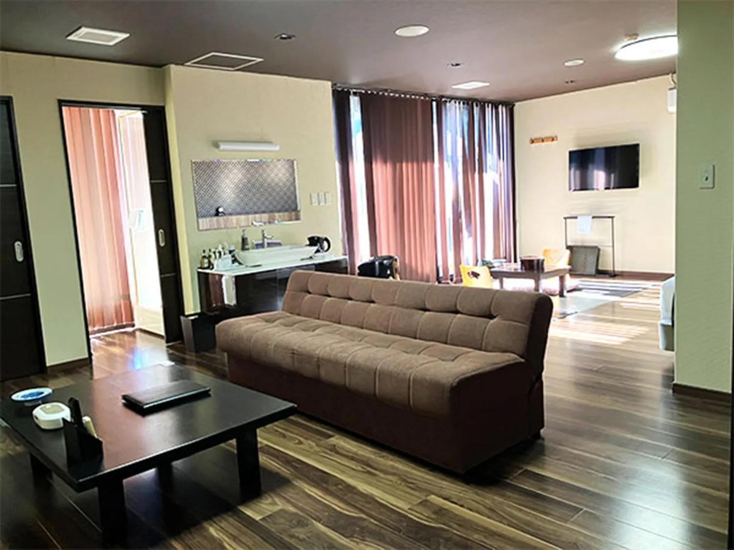 Living room in LiVEMAX RESORT Kinugawa