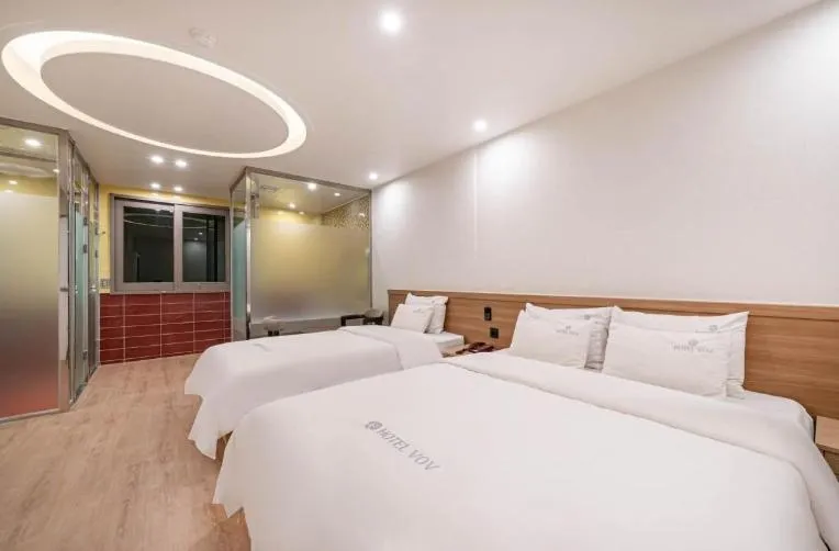 Decorative detail, Bed in Vov Hotel