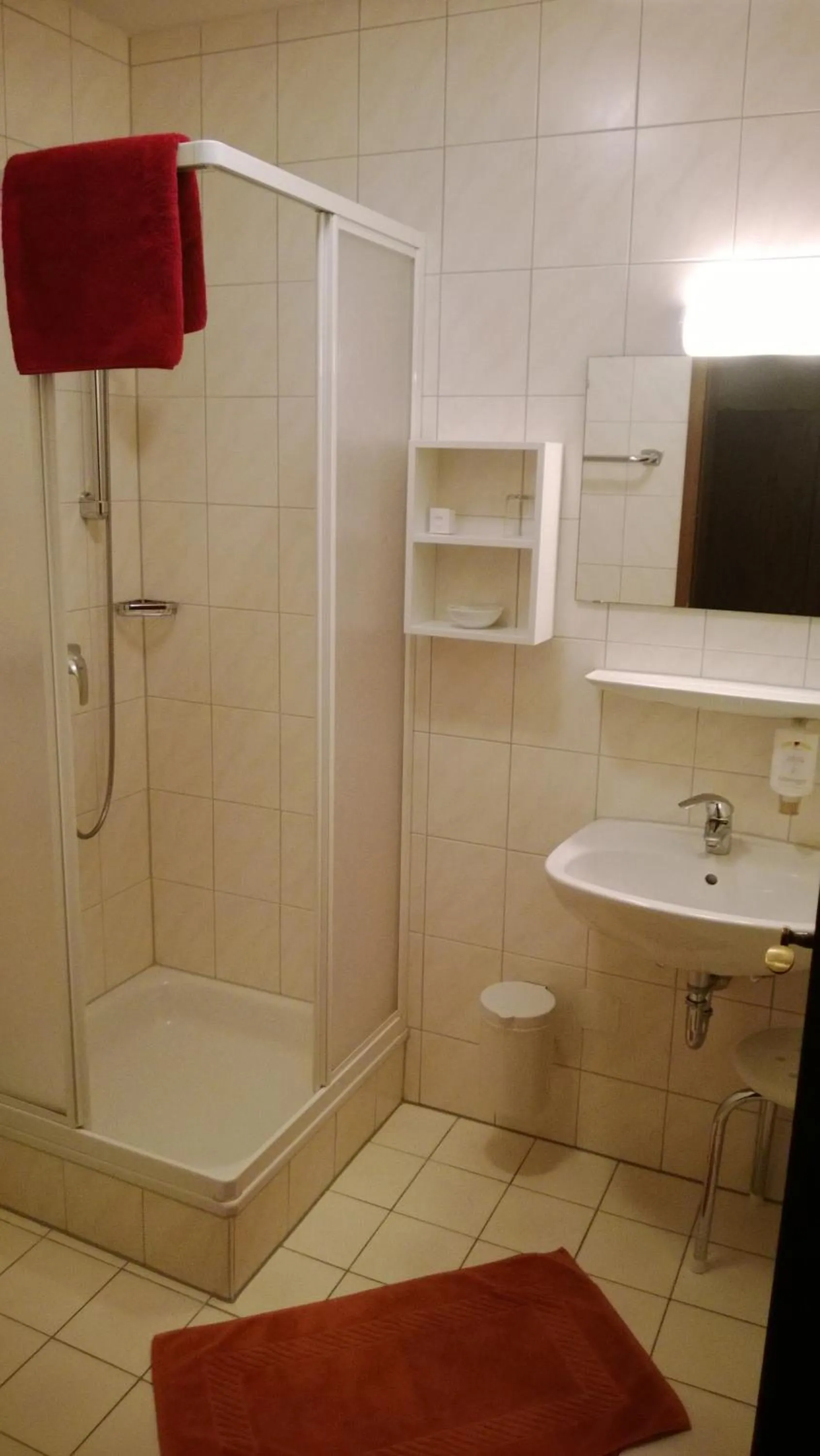 Bathroom in Landhotel Vierjahreszeiten