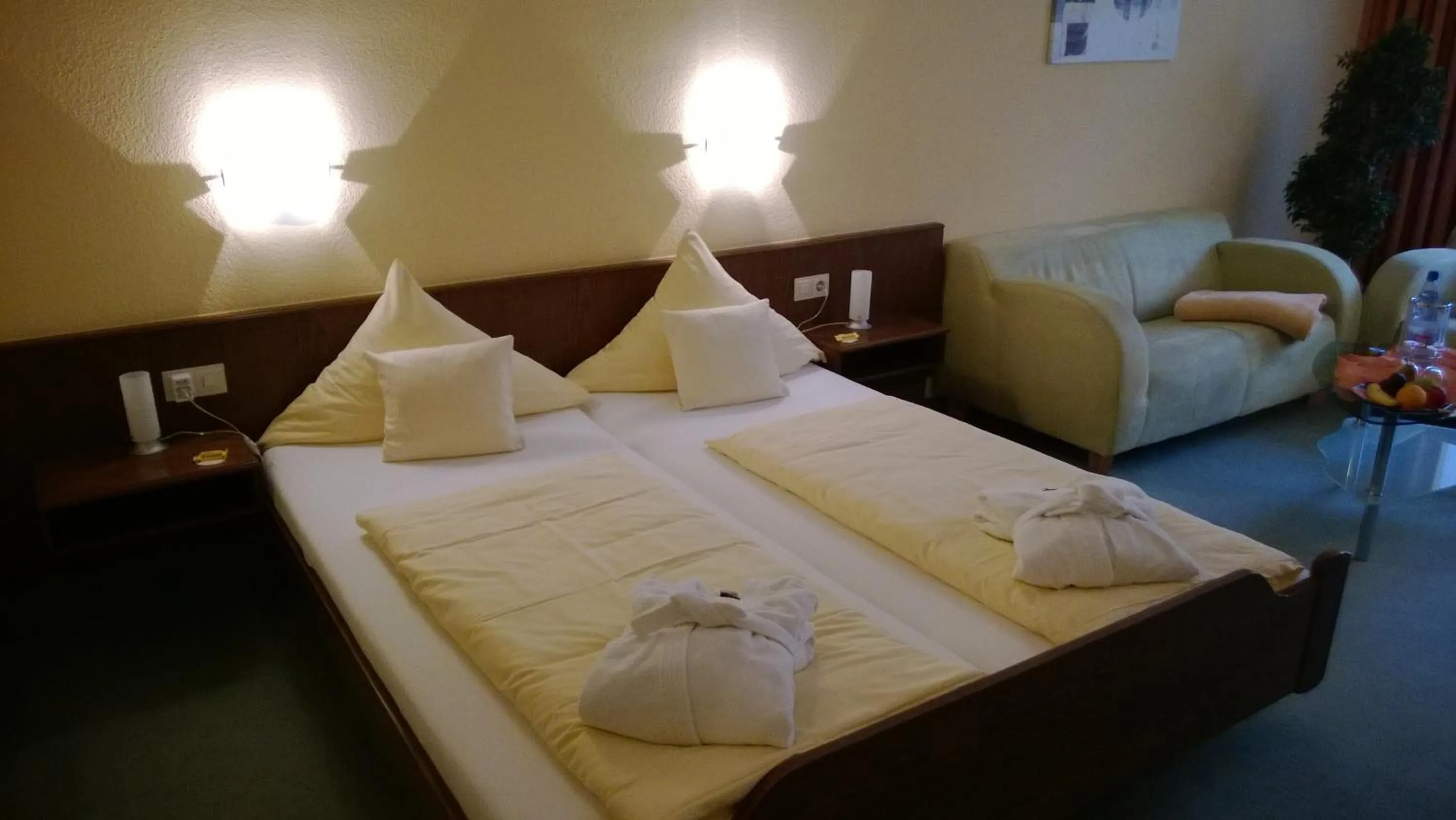 Bed in Landhotel Vierjahreszeiten