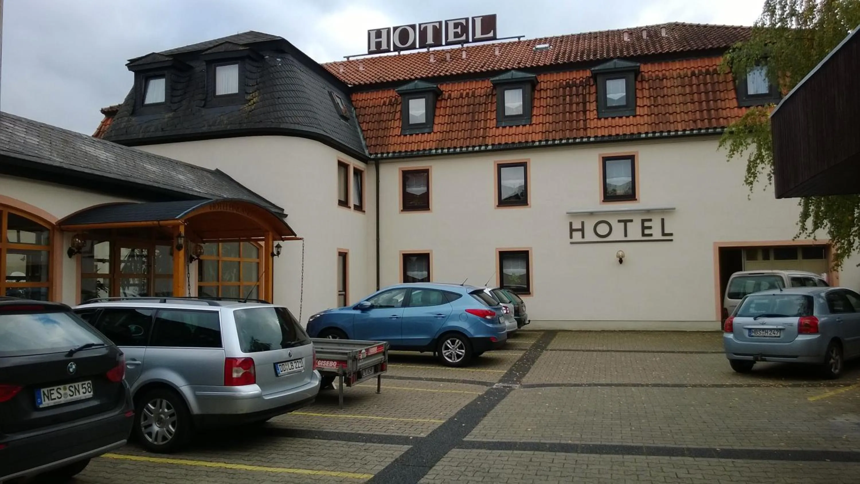 Facade/entrance in Landhotel Vierjahreszeiten