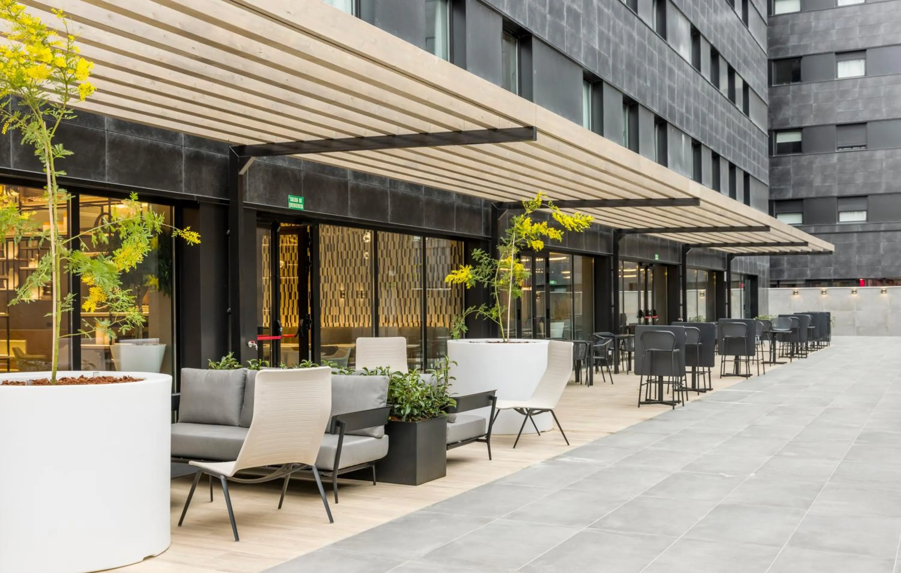 Balcony/Terrace in Hotel Ilunion San Mamés