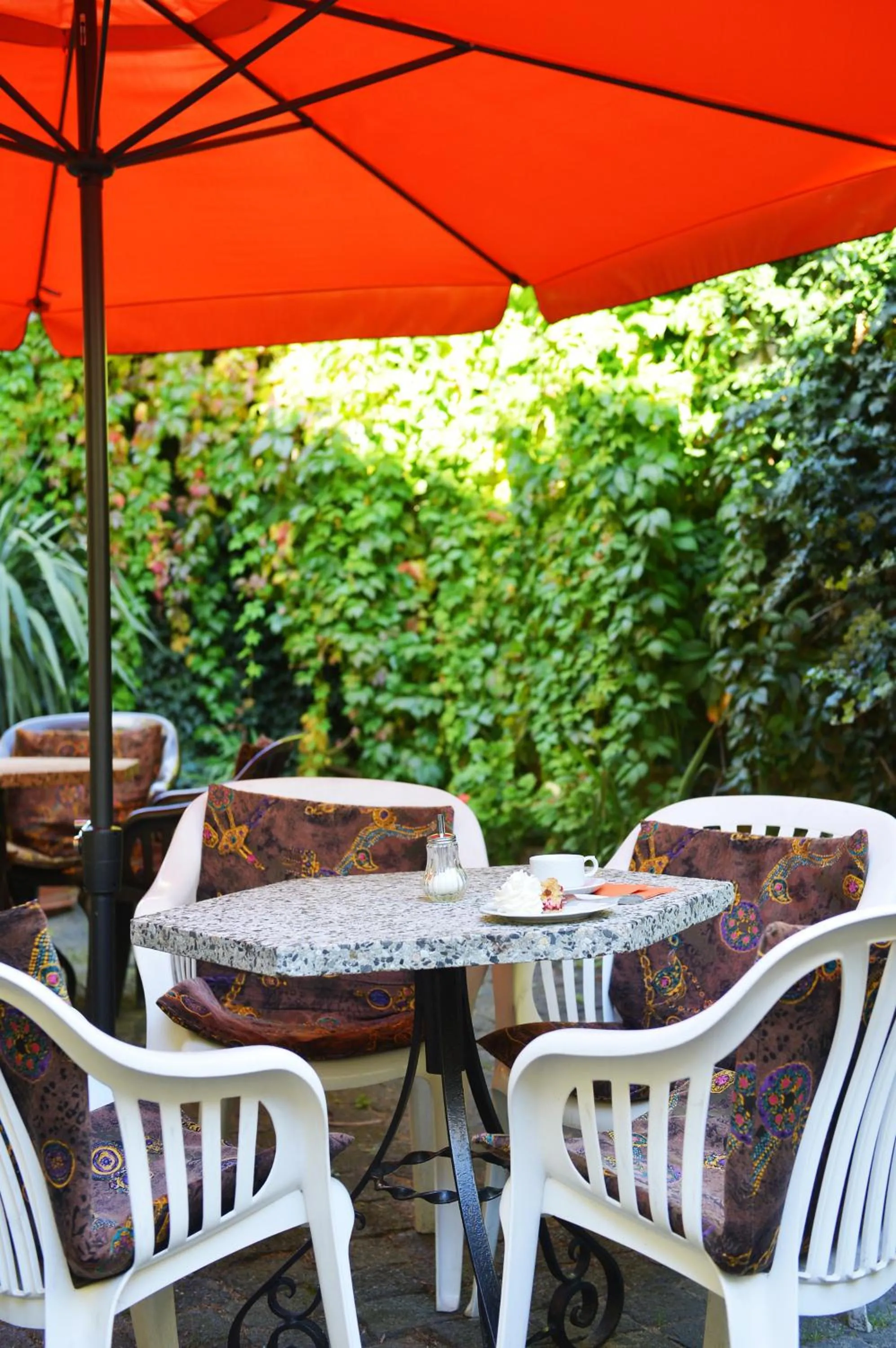 Patio in Pension Damköhler Thale OT Westerhausen
