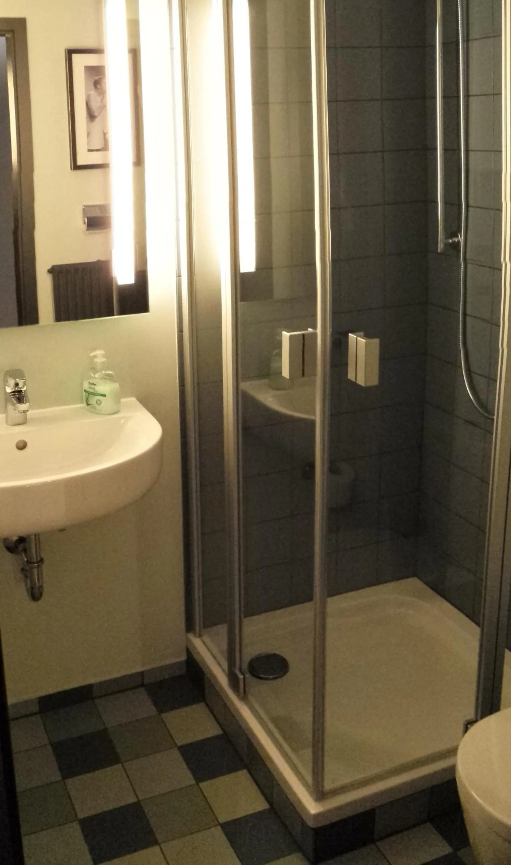 Shower in Hotel Henry