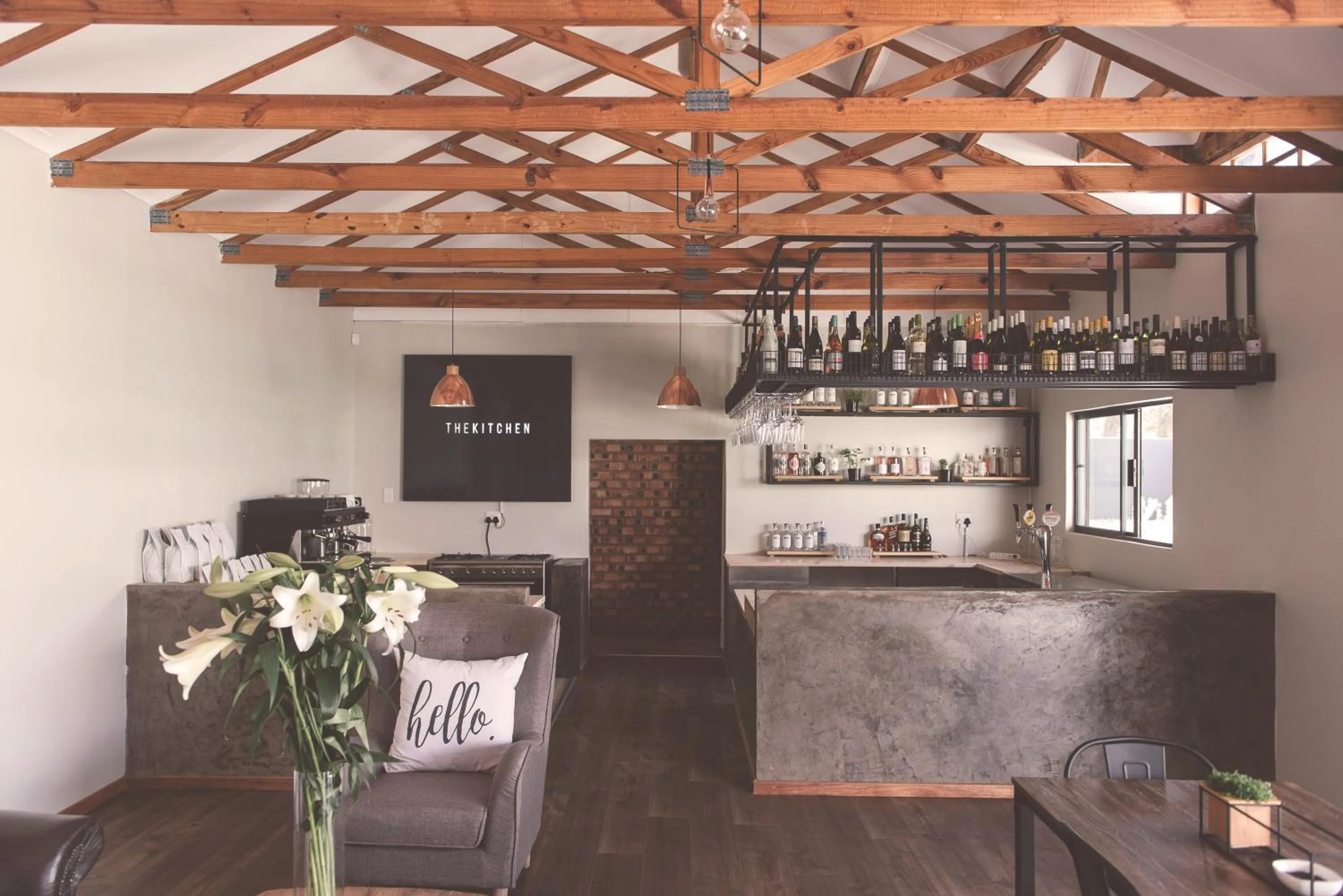 Lounge or bar in Warm Karoo