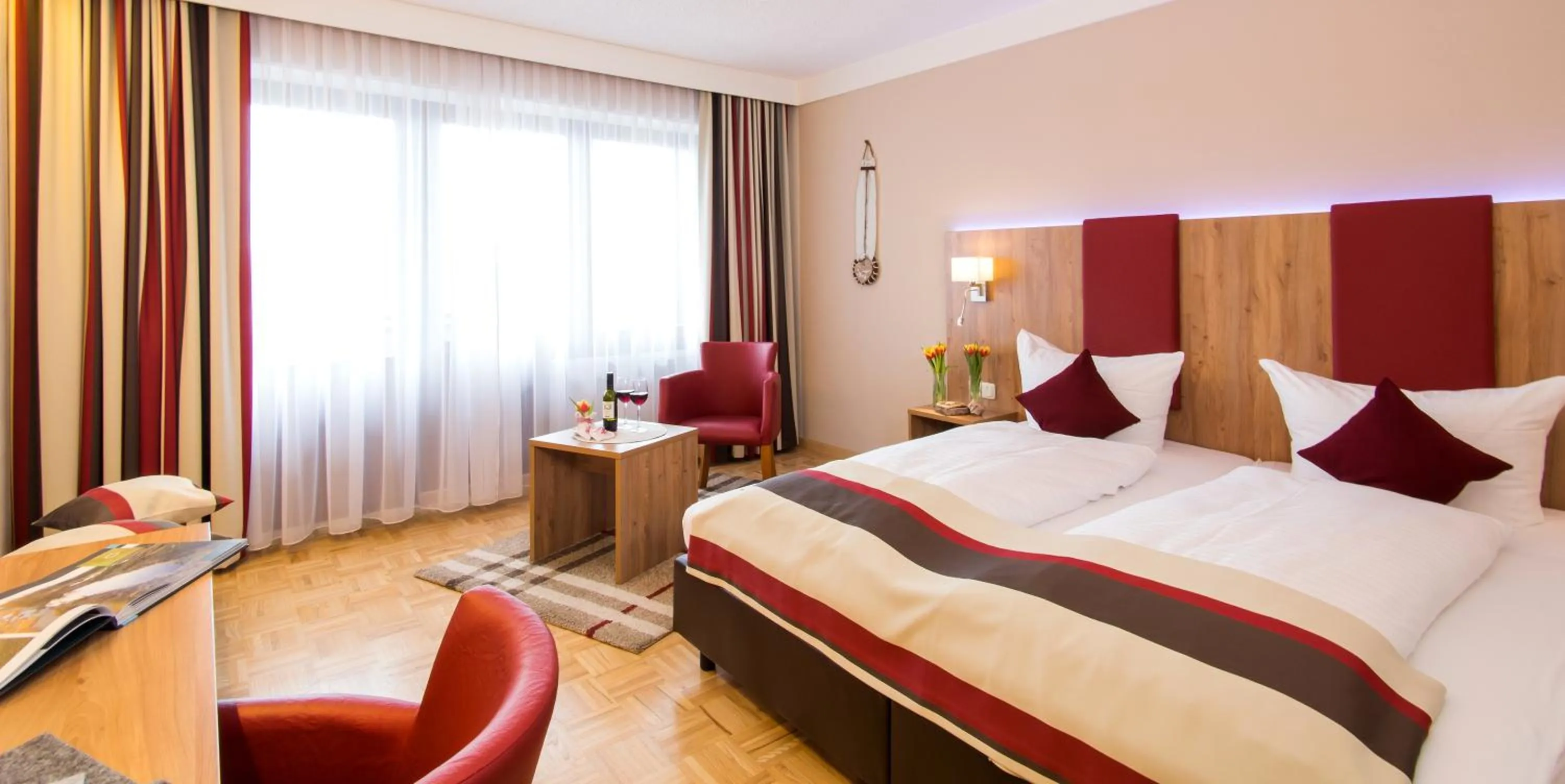 Photo of the whole room, Bed in Genusshotel "Zum Wendl"