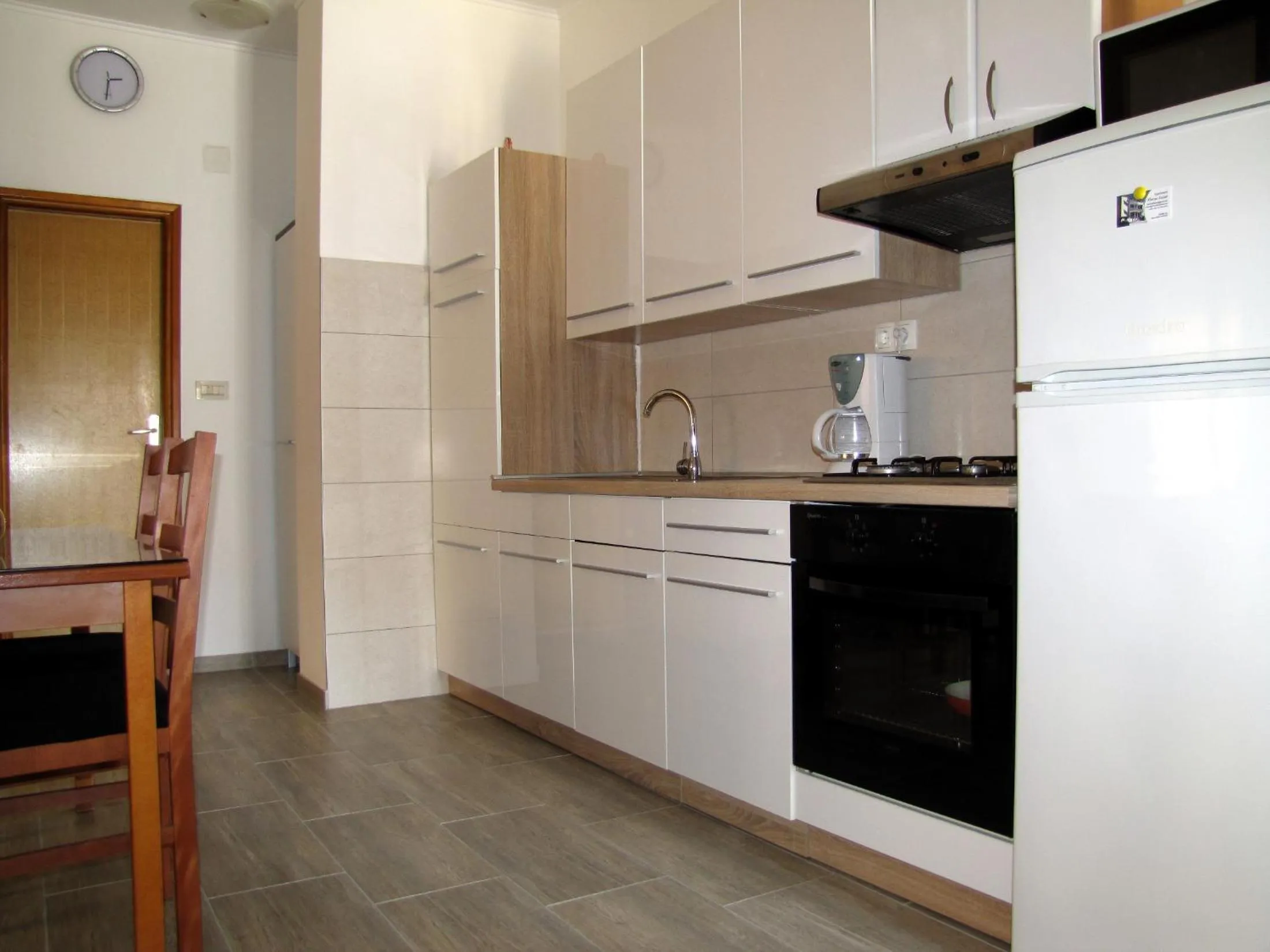 Communal kitchen in Apartments Klanac