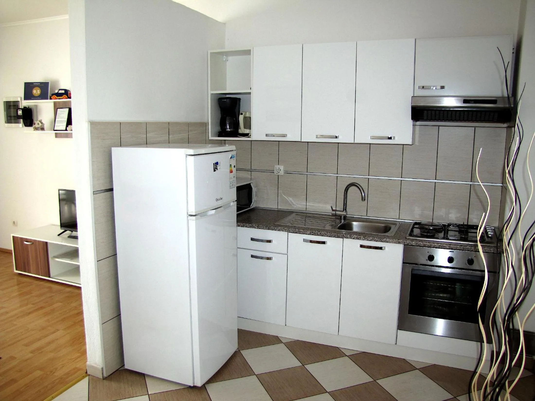 Kitchen or kitchenette in Apartments Klanac
