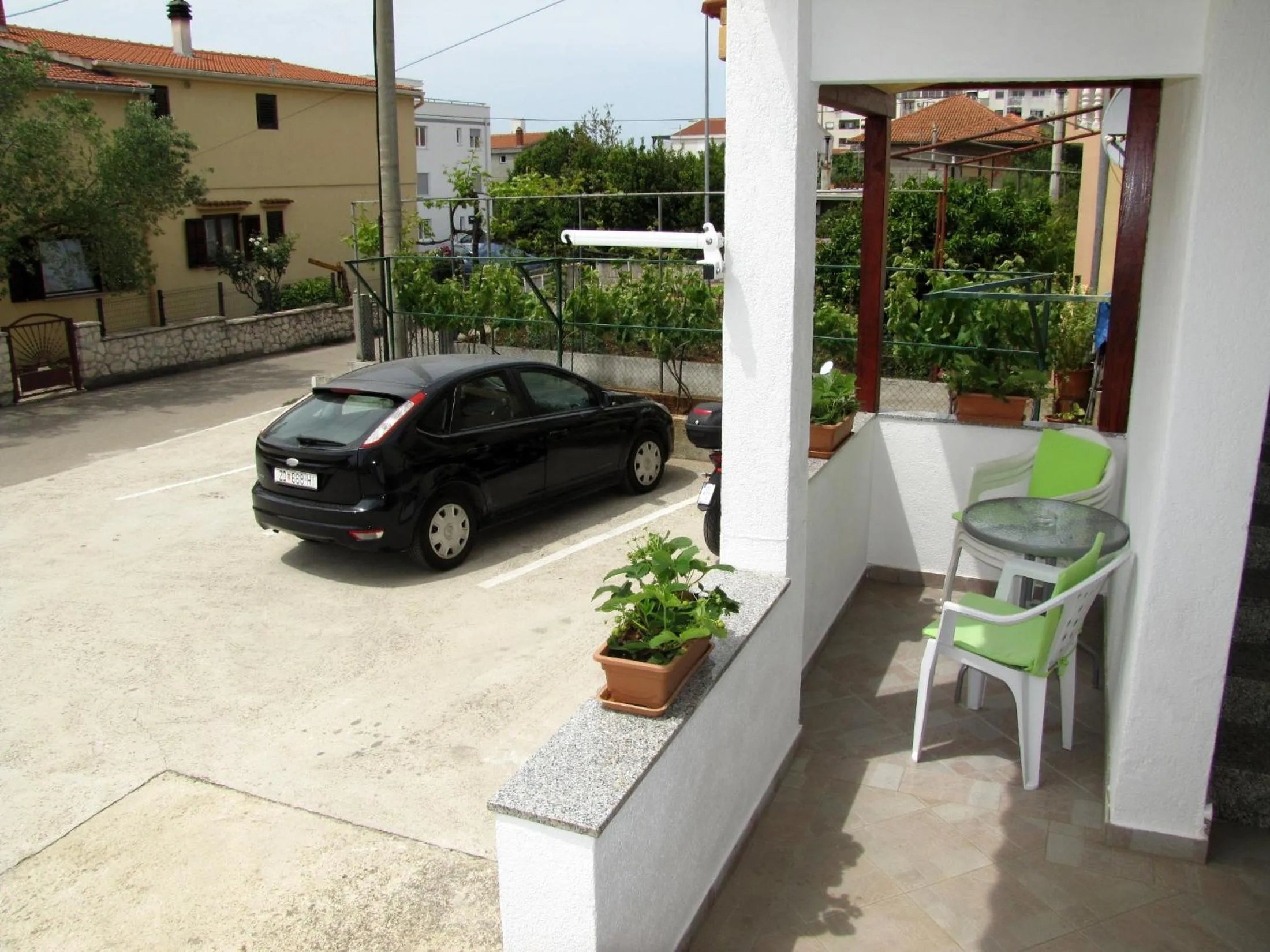 Patio in Apartments Klanac