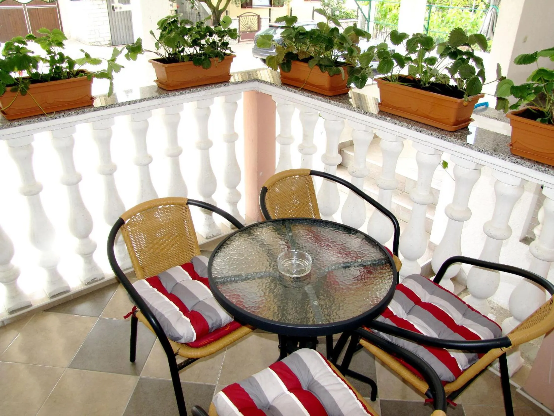 Balcony/Terrace in Apartments Klanac