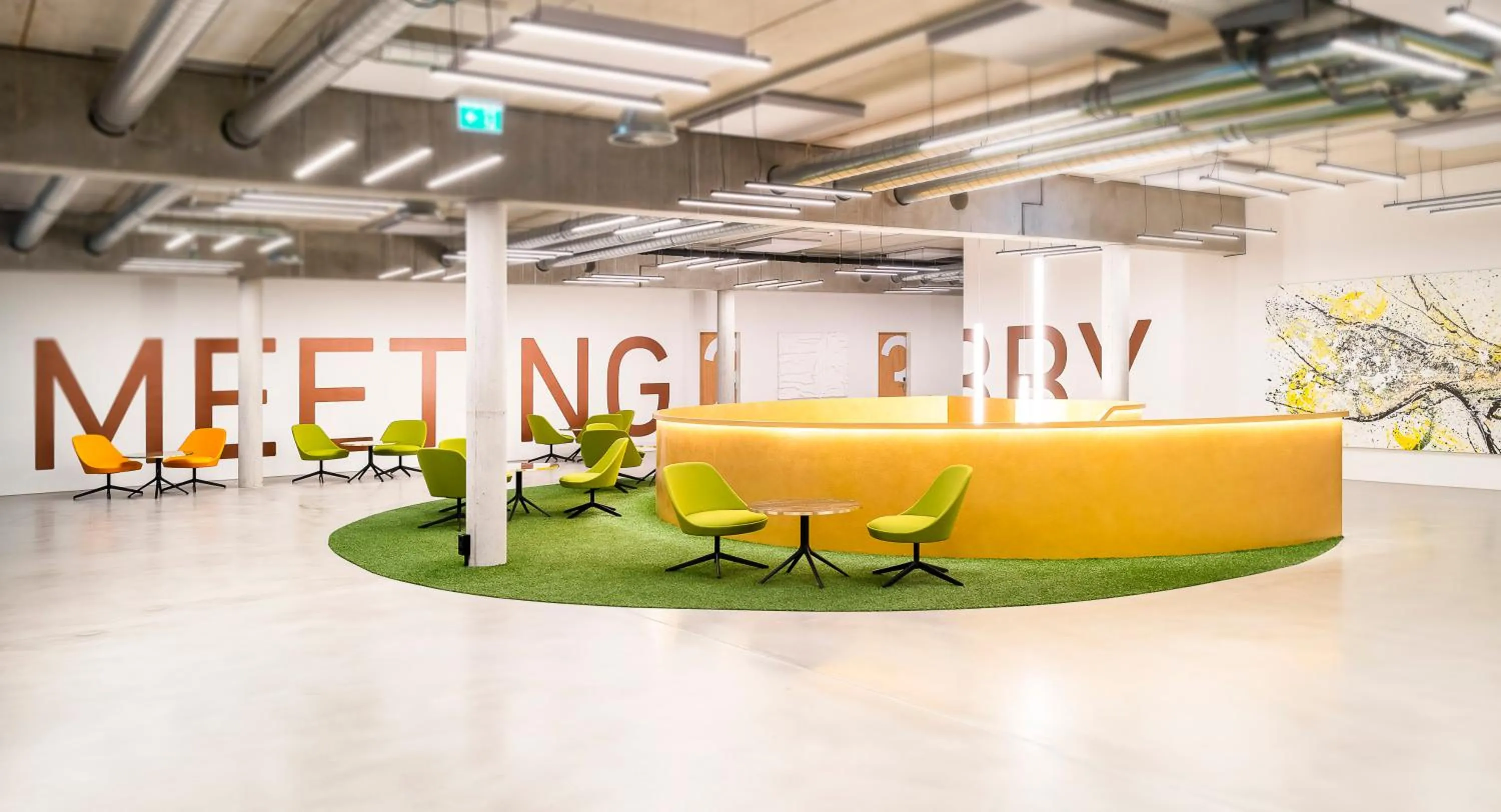 Lobby or reception in FIRMAMENT Hotel