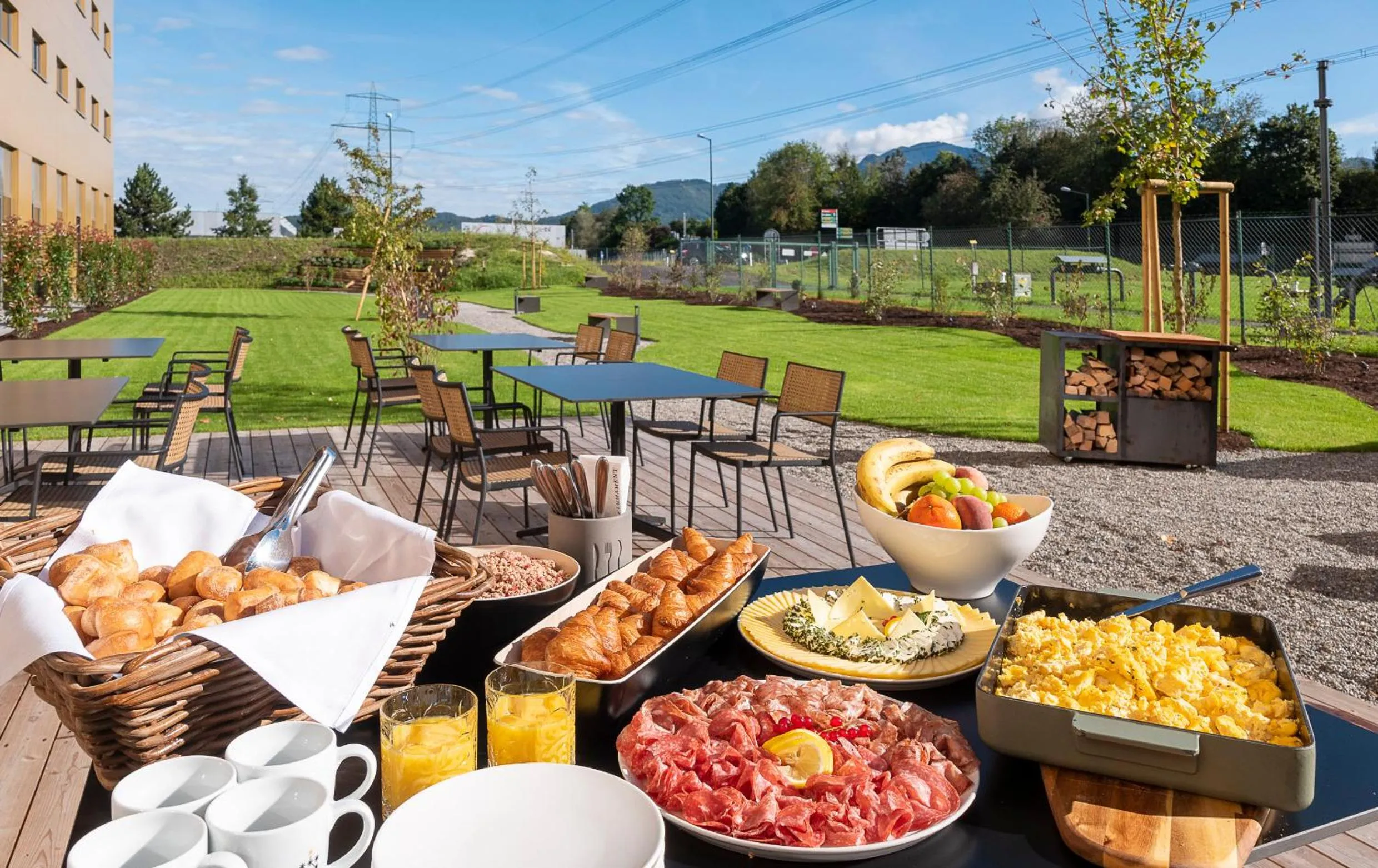 Breakfast in FIRMAMENT Hotel