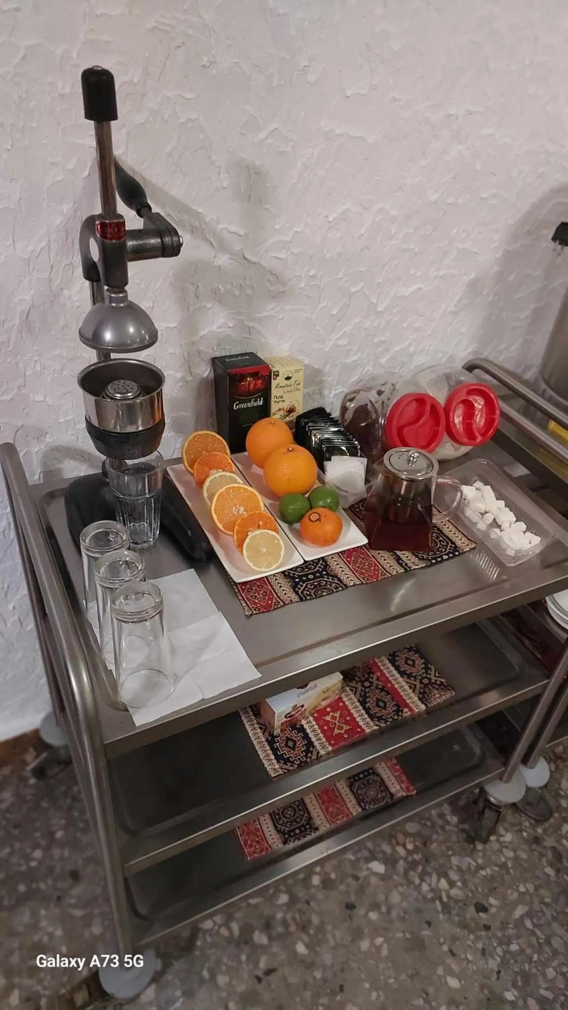 Food and drinks in Hotel Tigran Mets Yerevan