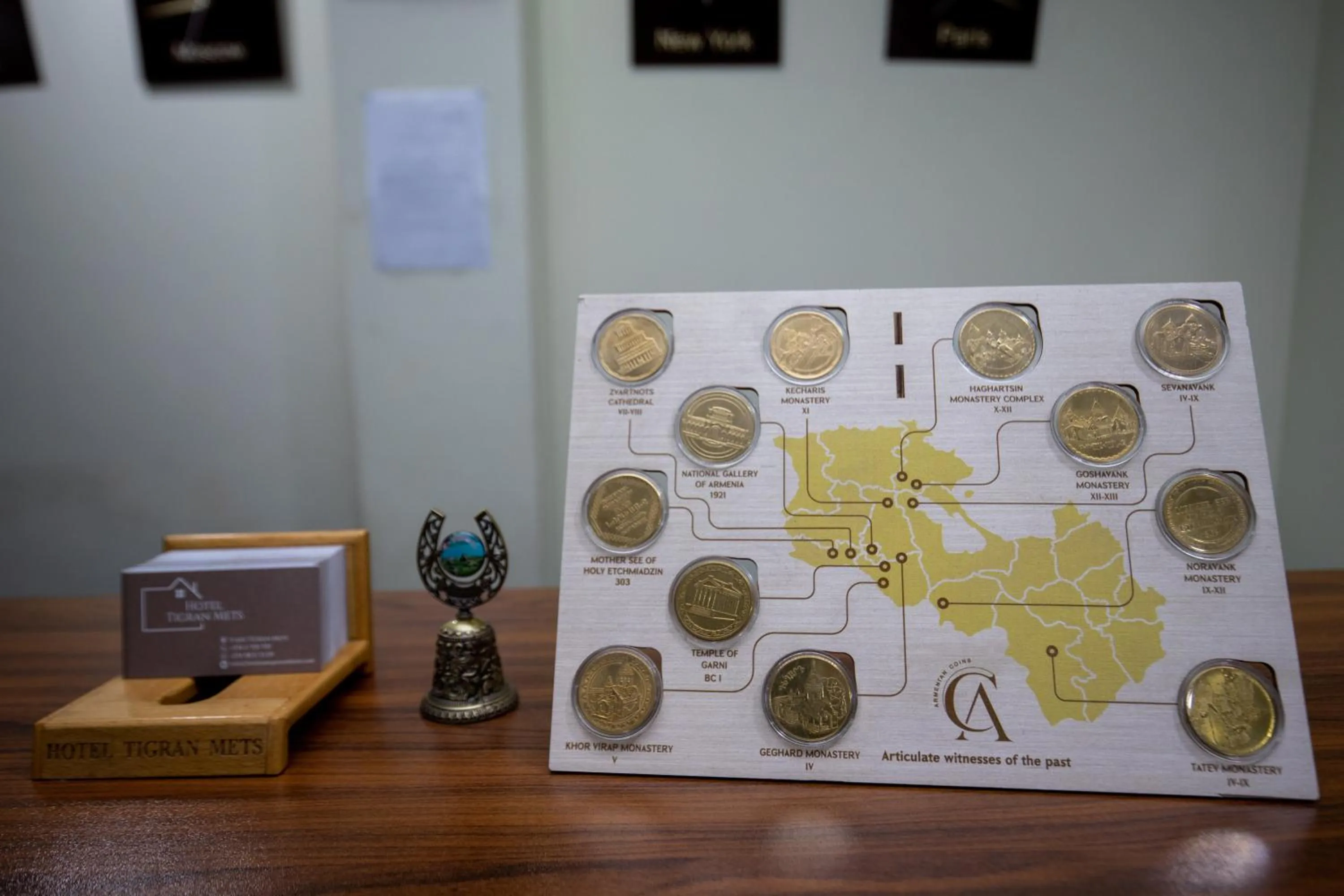 Logo/Certificate/Sign in Hotel Tigran Mets Yerevan