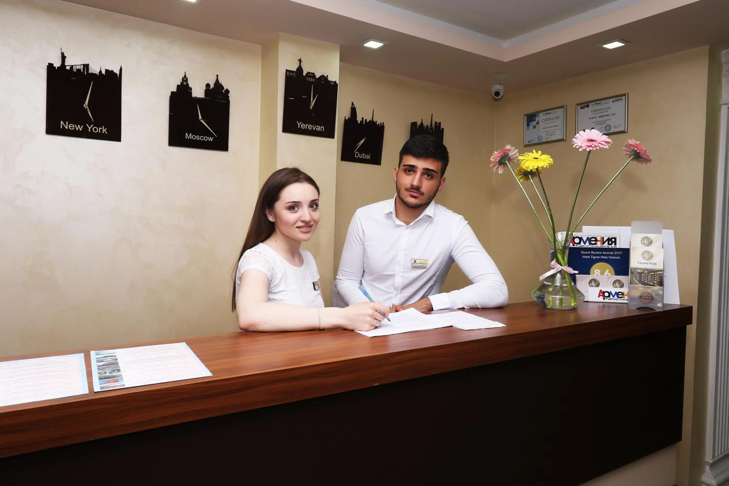 Staff in Hotel Tigran Mets Yerevan