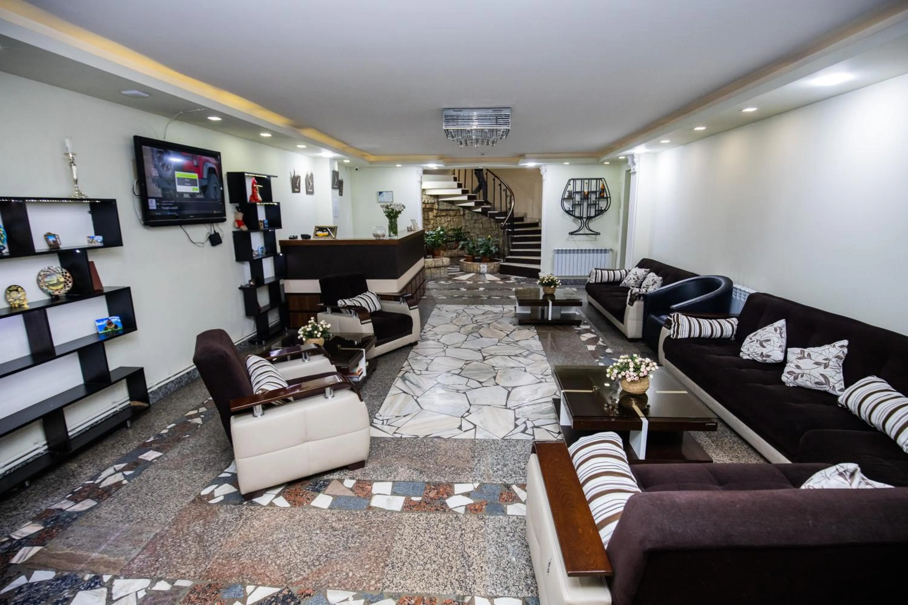 Communal lounge/ TV room in Hotel Tigran Mets Yerevan