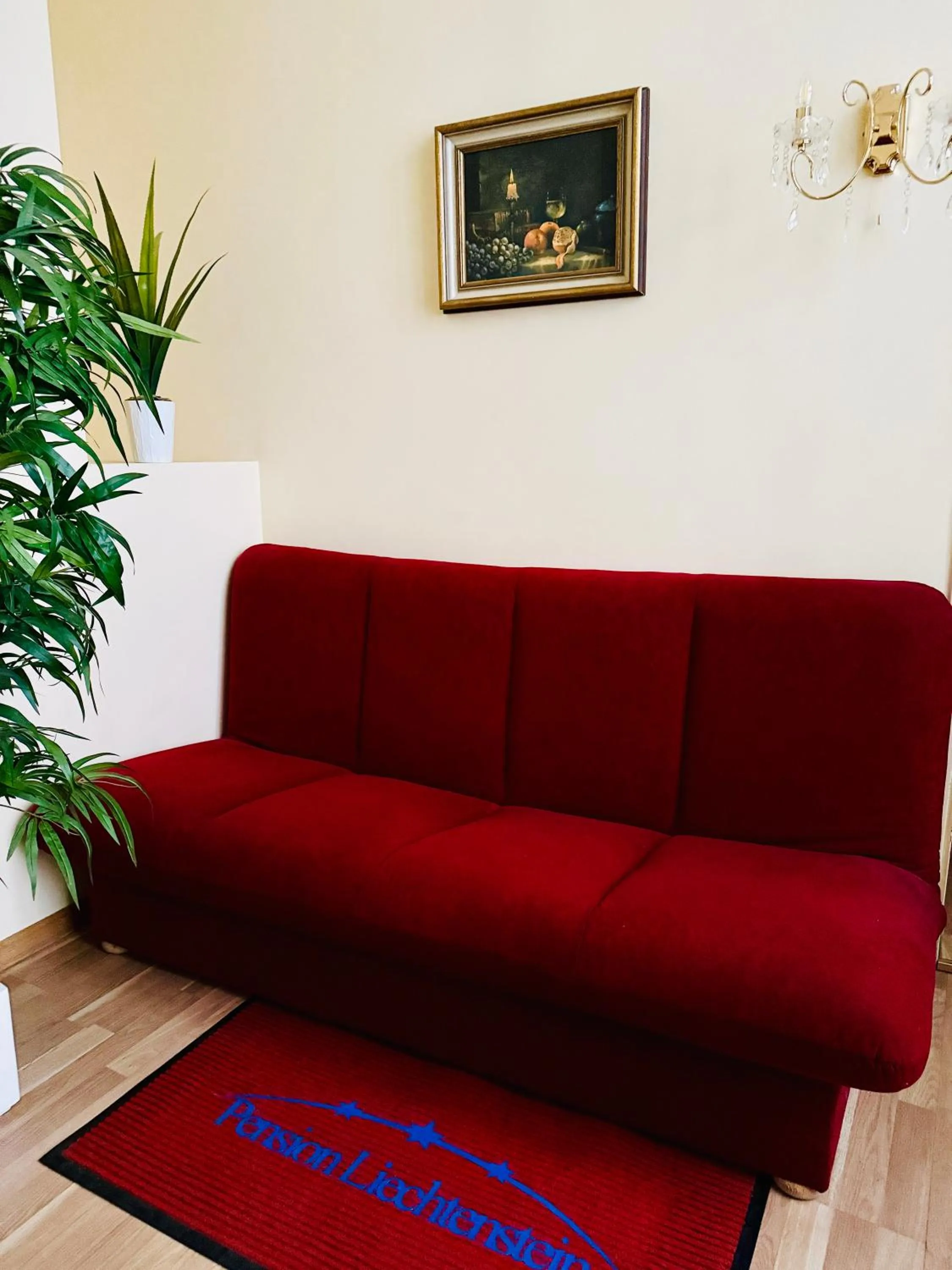 Lobby or reception in Pension Liechtenstein