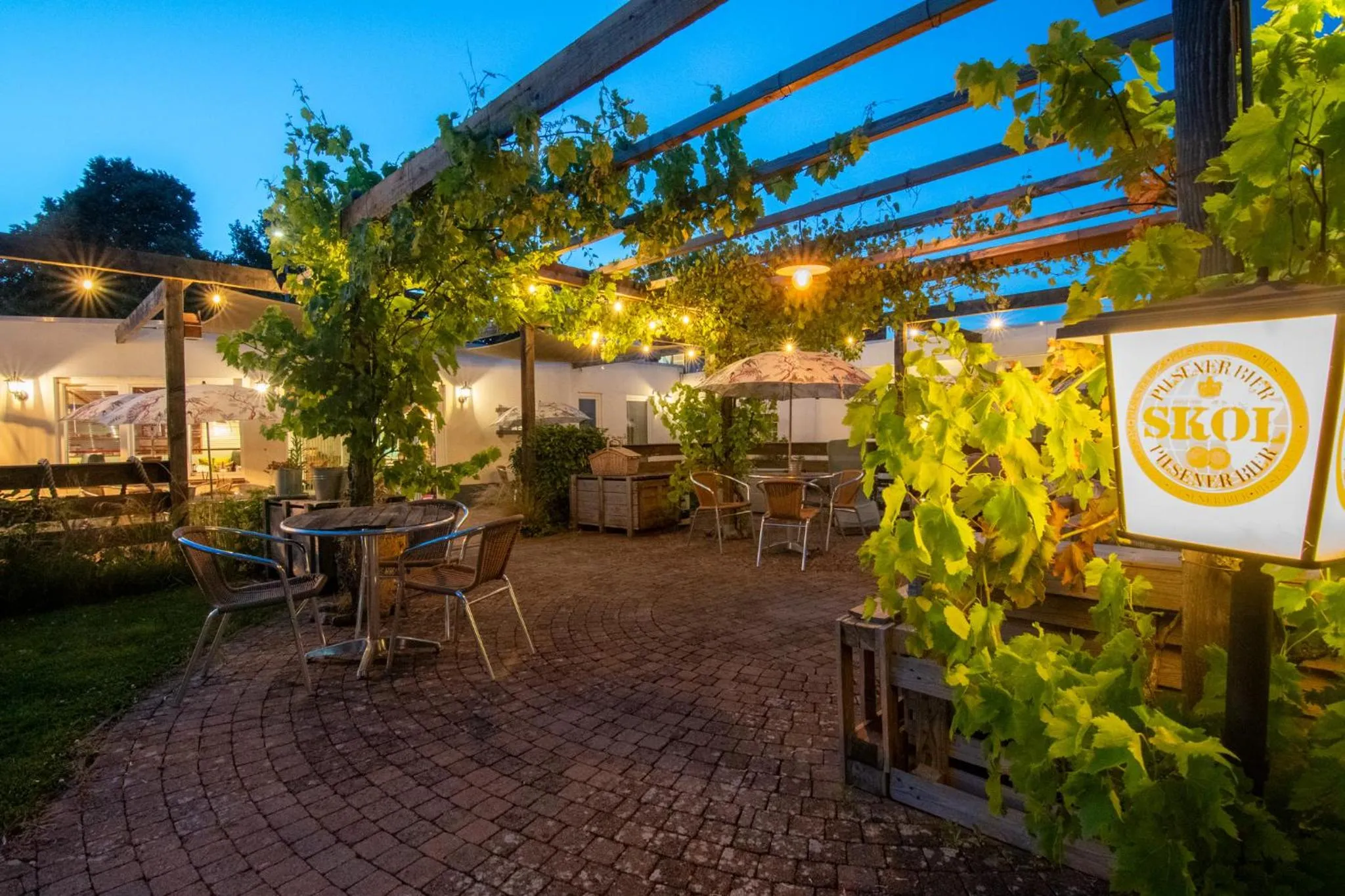 Garden view in B&B Katoo