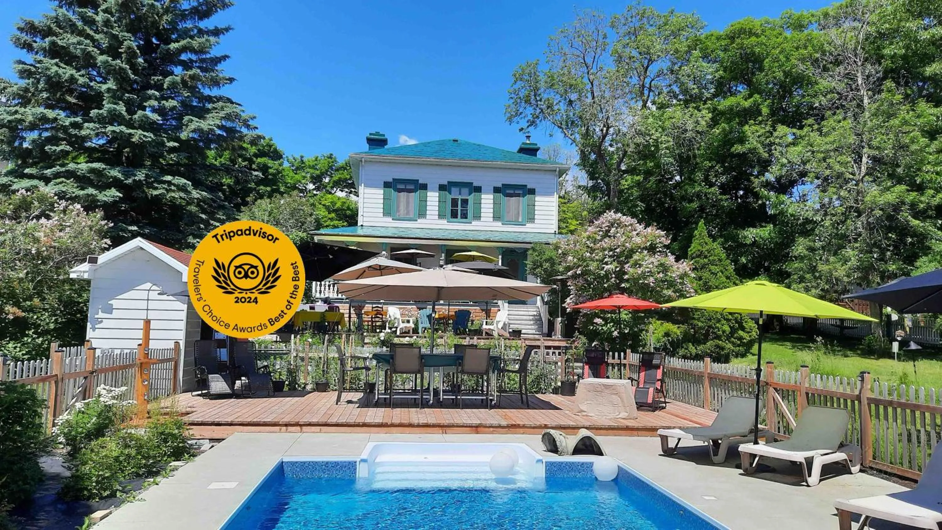 Property building in La maison de l'île d'Orléans -- maison d'hôtes B&B