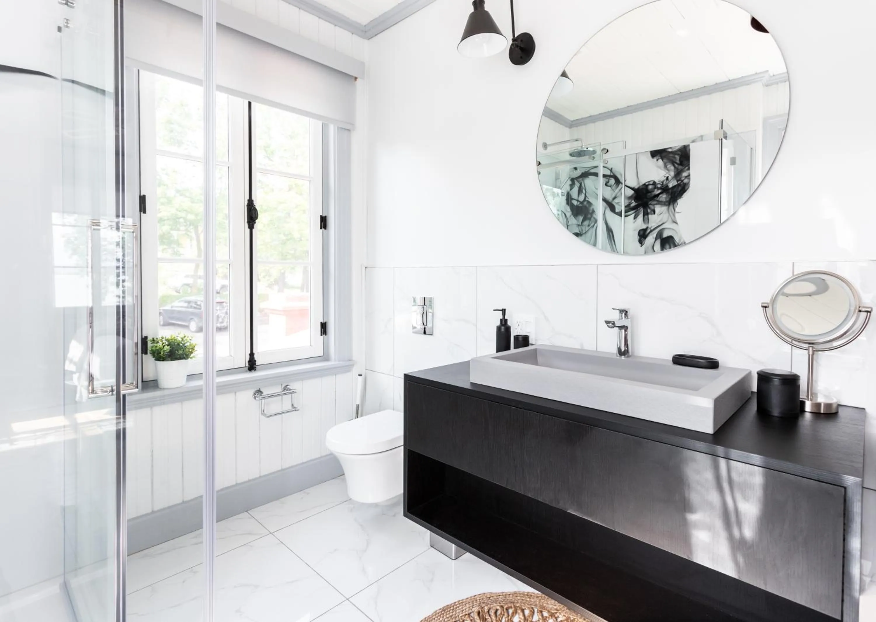 Bathroom in La maison de l'île d'Orléans -- maison d'hôtes B&B