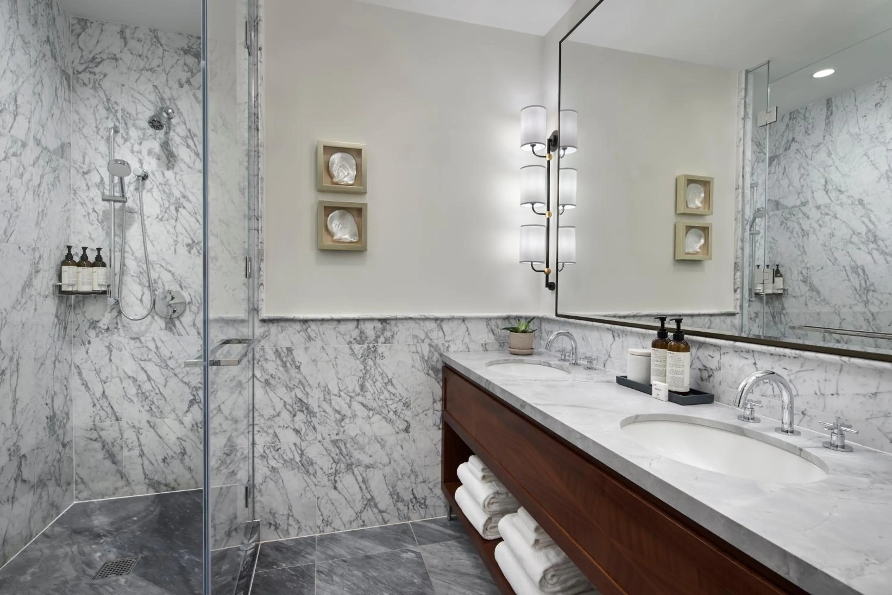 Bathroom in The Wall Street Hotel New York City