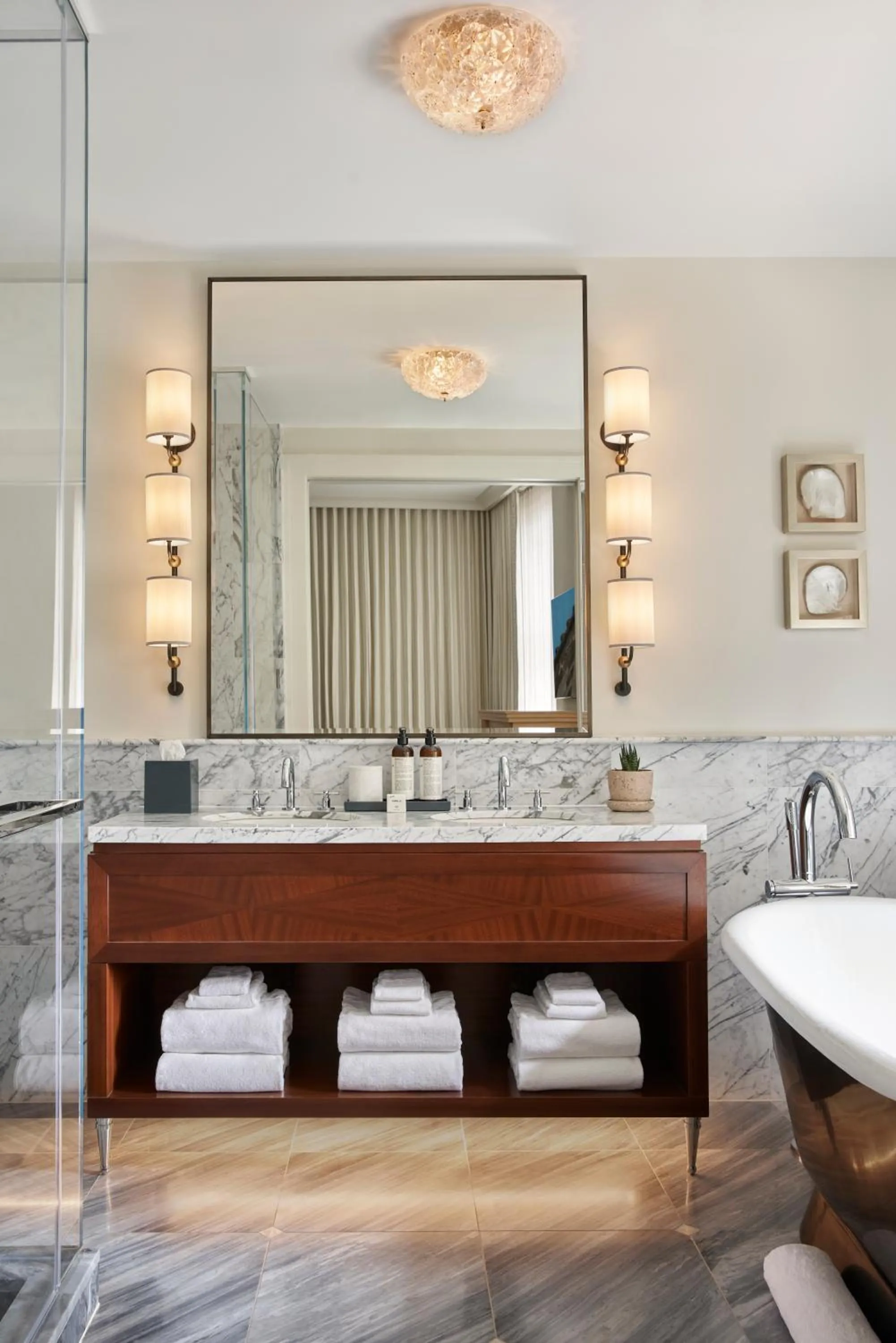 Bathroom in The Wall Street Hotel New York City