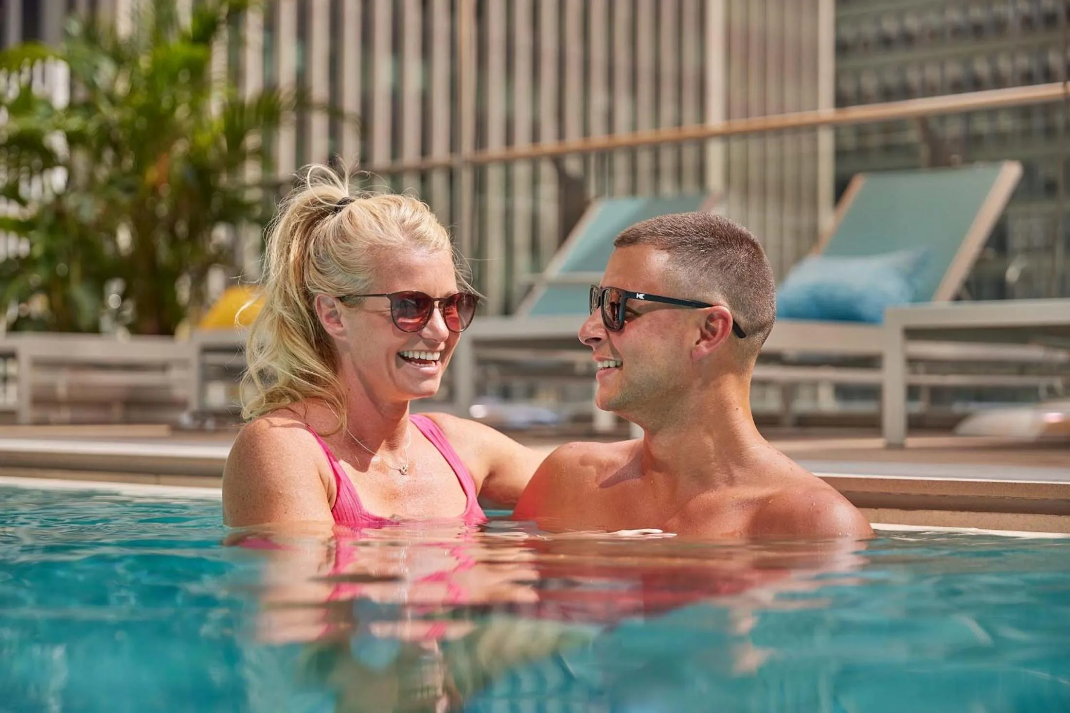 Swimming pool in Margaritaville Resort Times Square