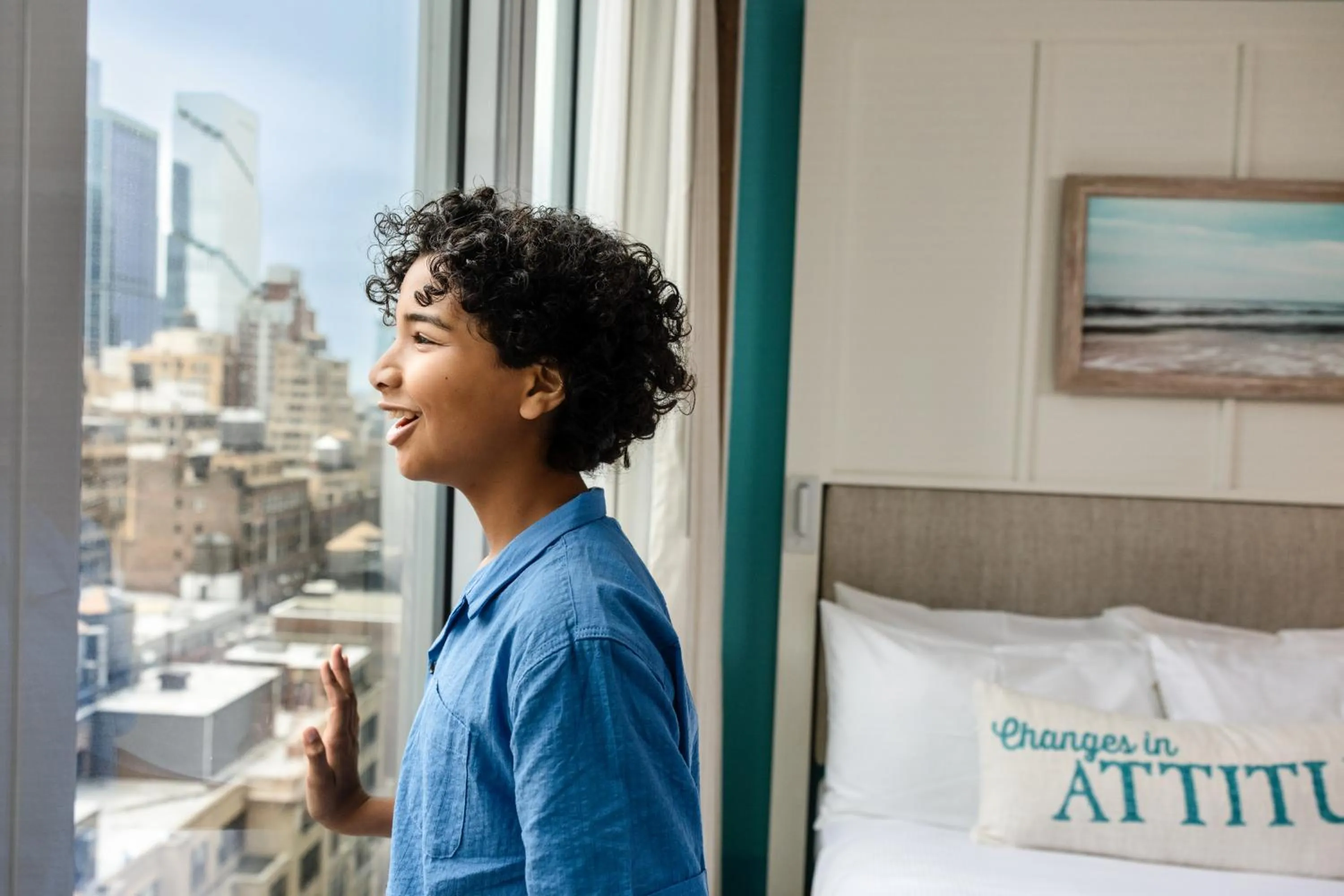 View (from property/room), Bed in Margaritaville Resort Times Square