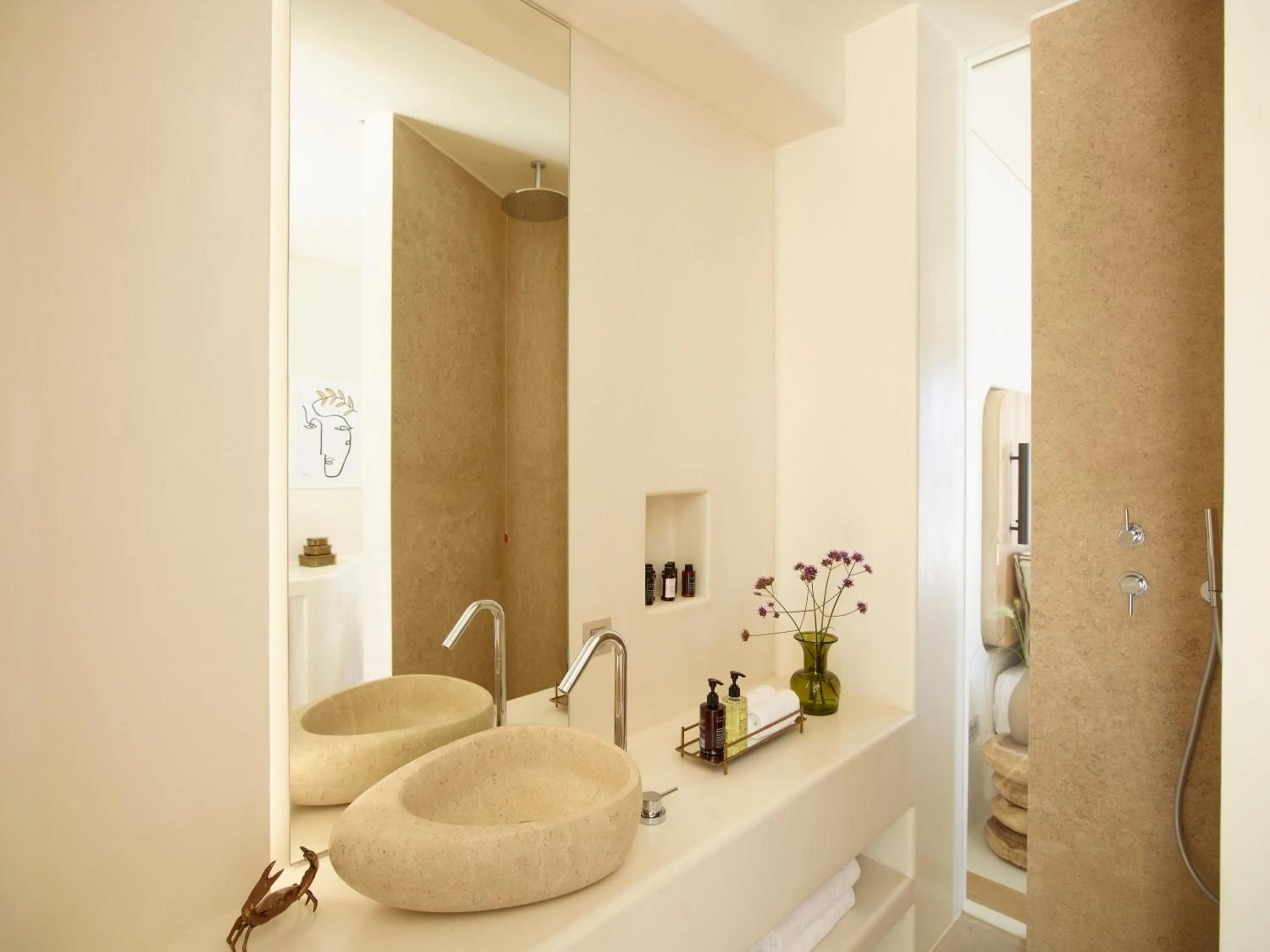 Bathroom in White Pebble Suites