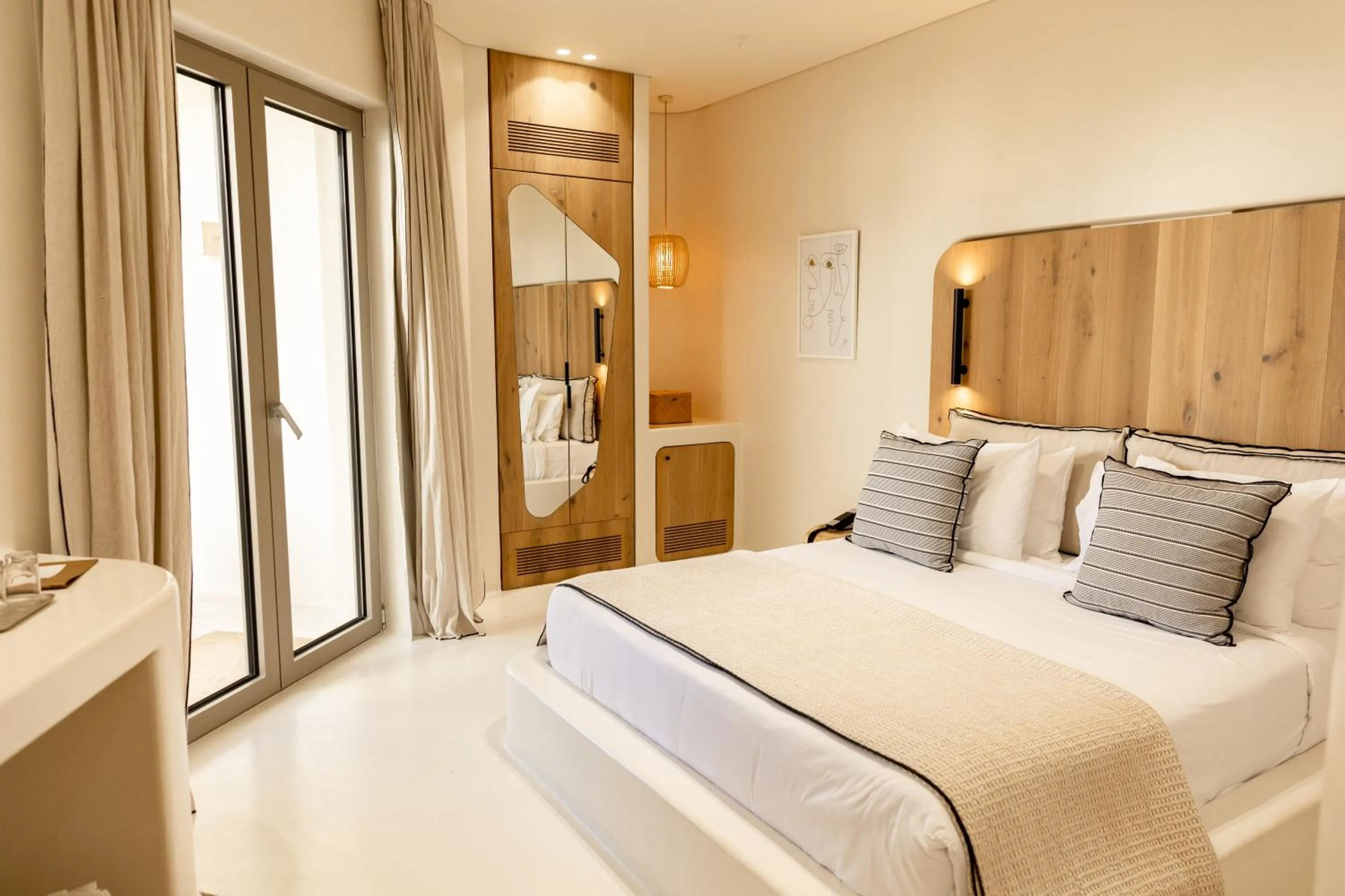 Bedroom in White Pebble Suites