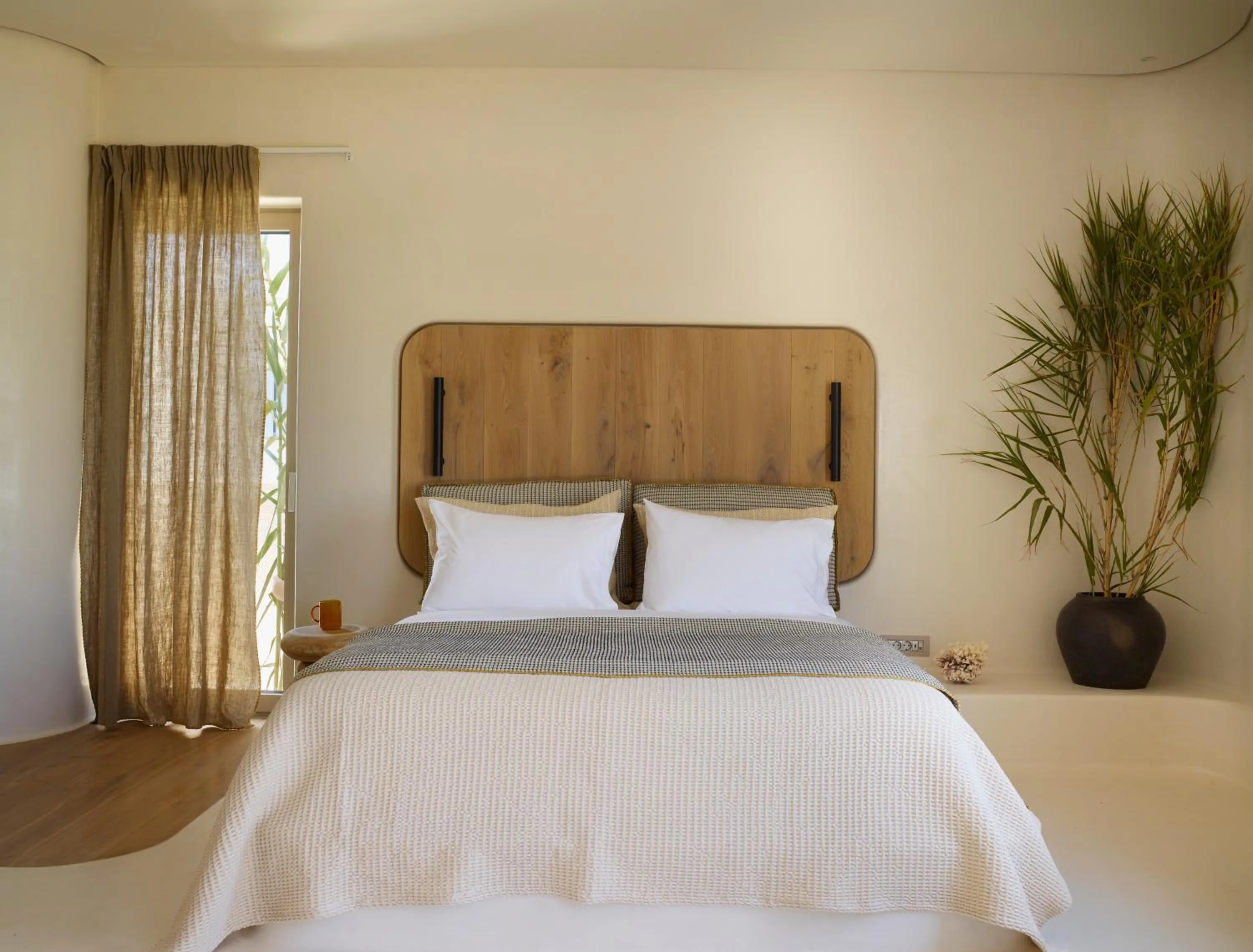 Bedroom in White Pebble Suites