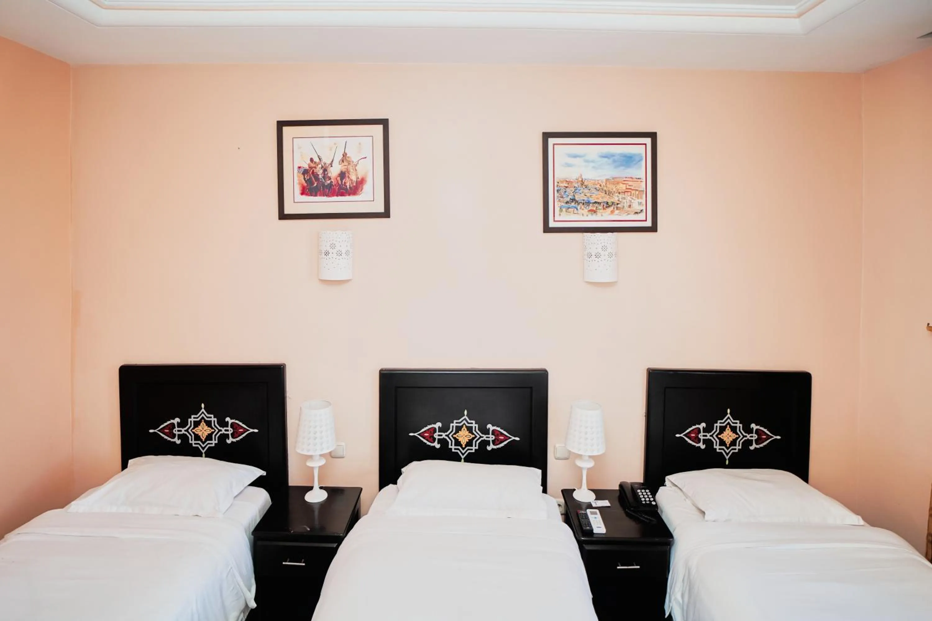 Bed in Hôtel Texuda