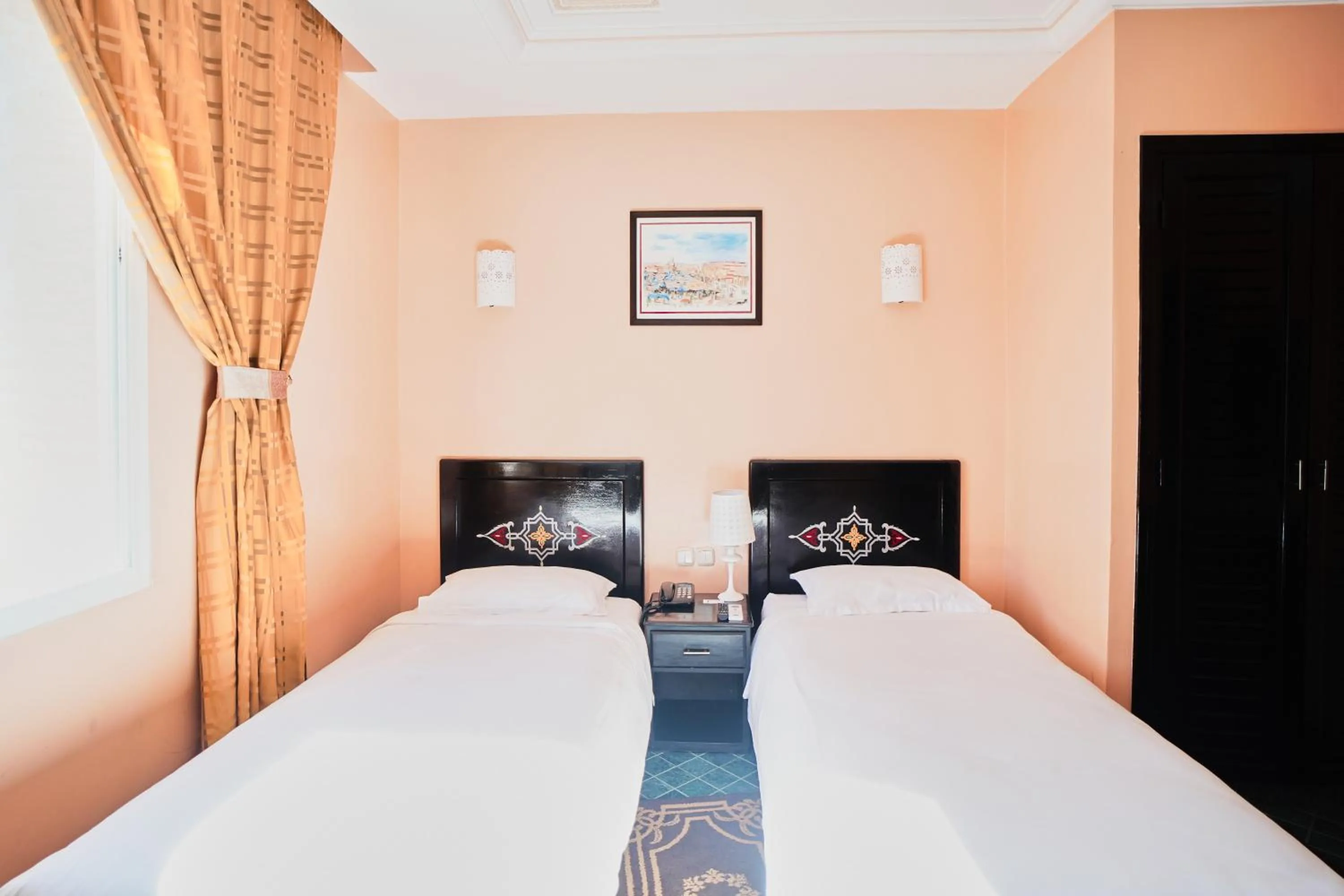 Bed in Hôtel Texuda