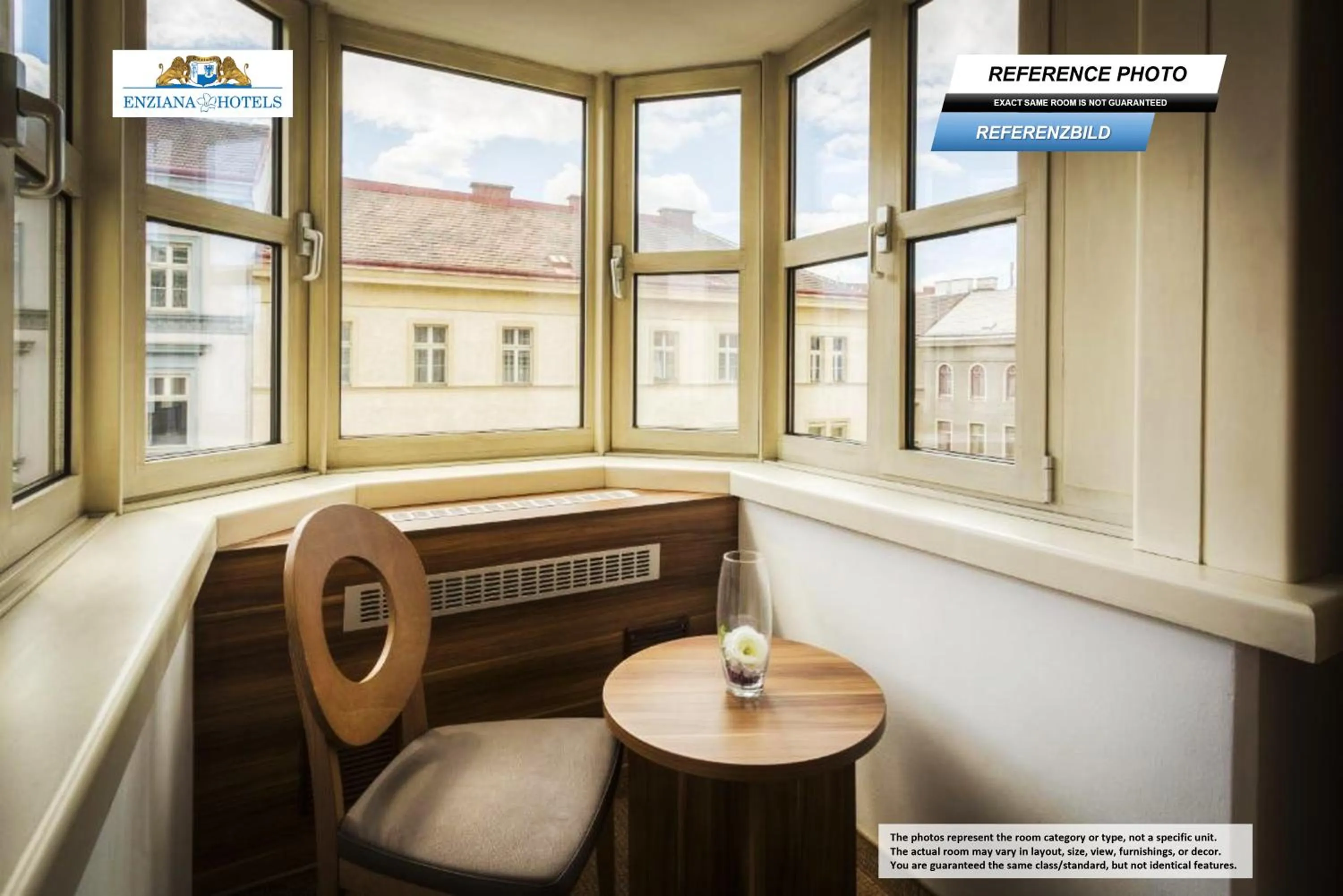 Balcony/Terrace in Hotel Enziana Wien