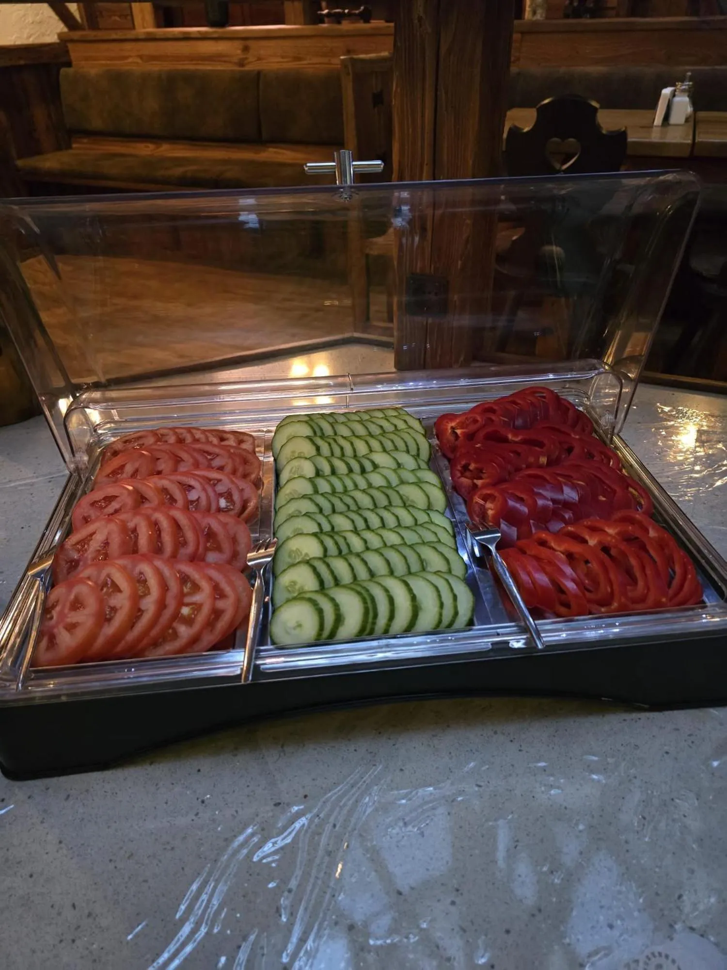 Buffet breakfast in Hotel Enziana Wien