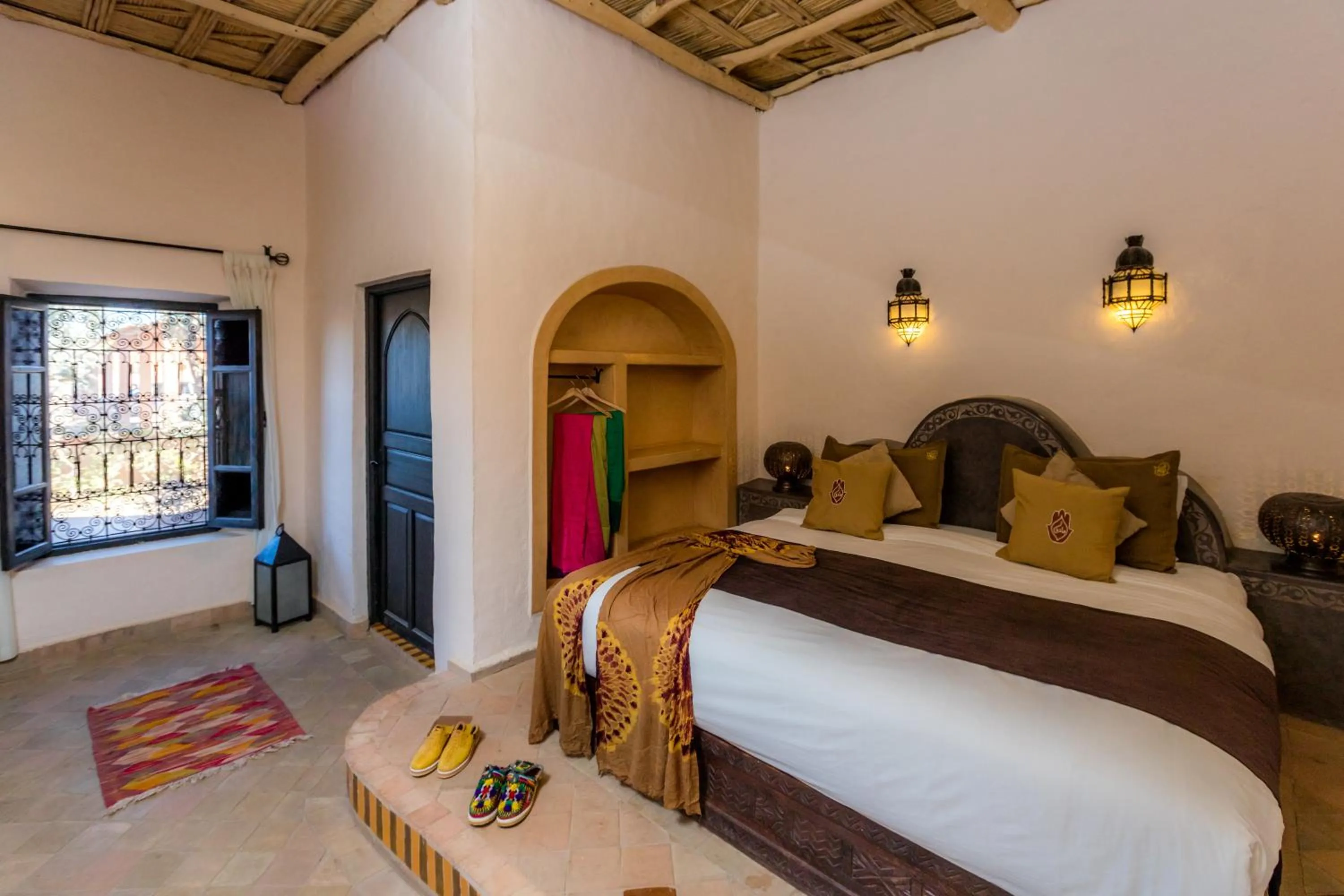 Bed in Riad Madu