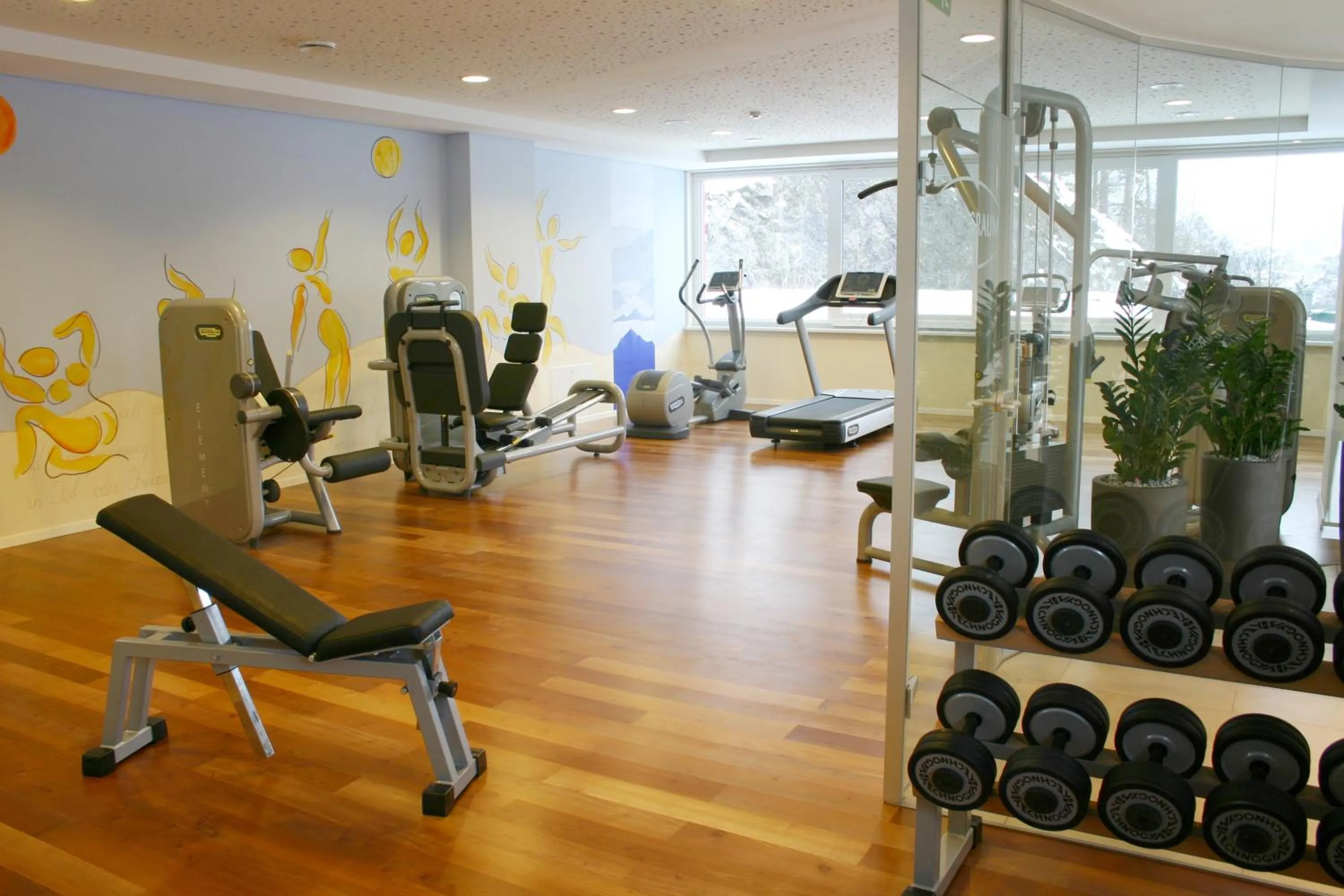 Fitness centre/facilities in Hotel Schneeberghof