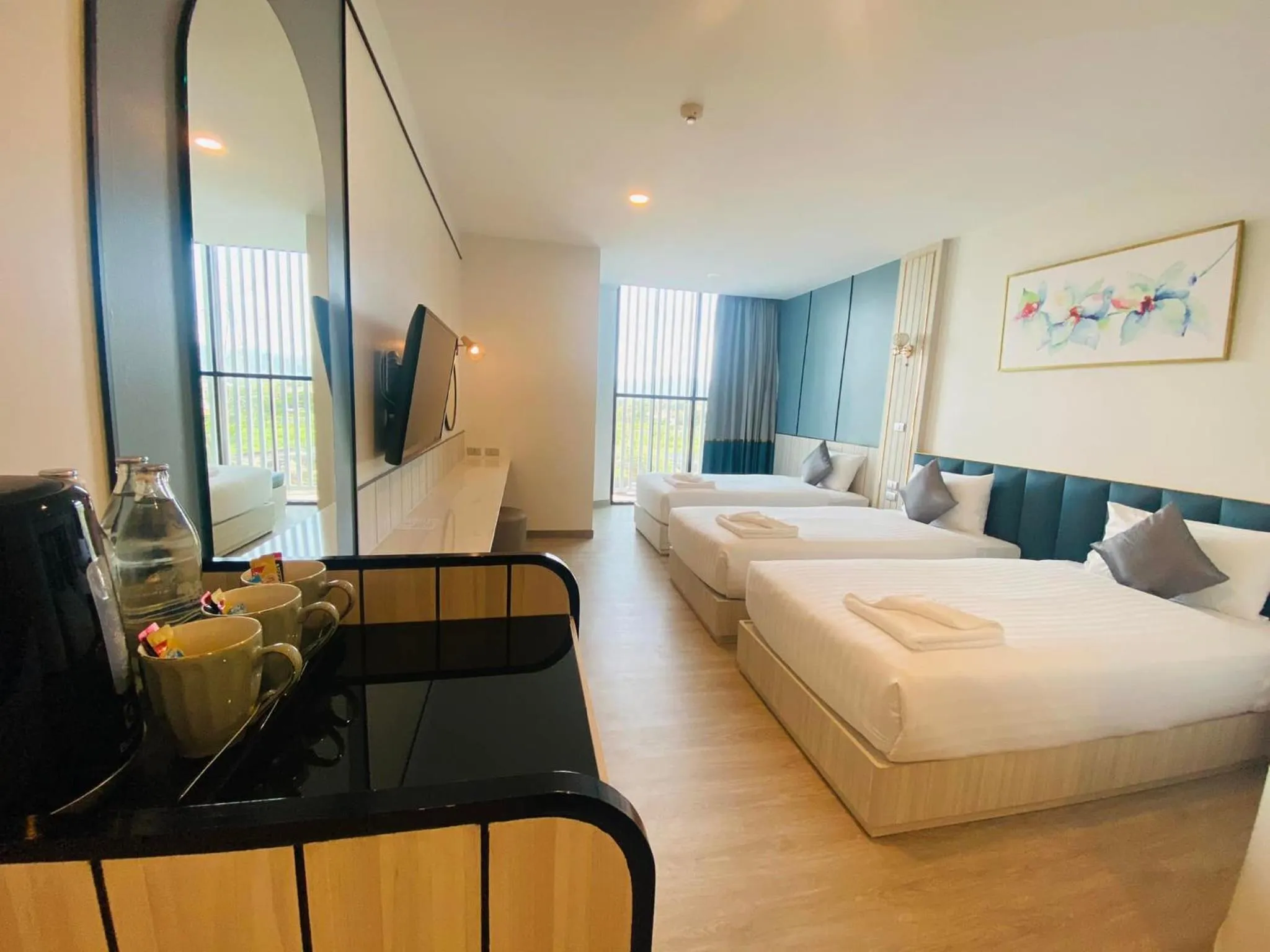 Bed in Poolrada Boutique Hotel - SHA Plus