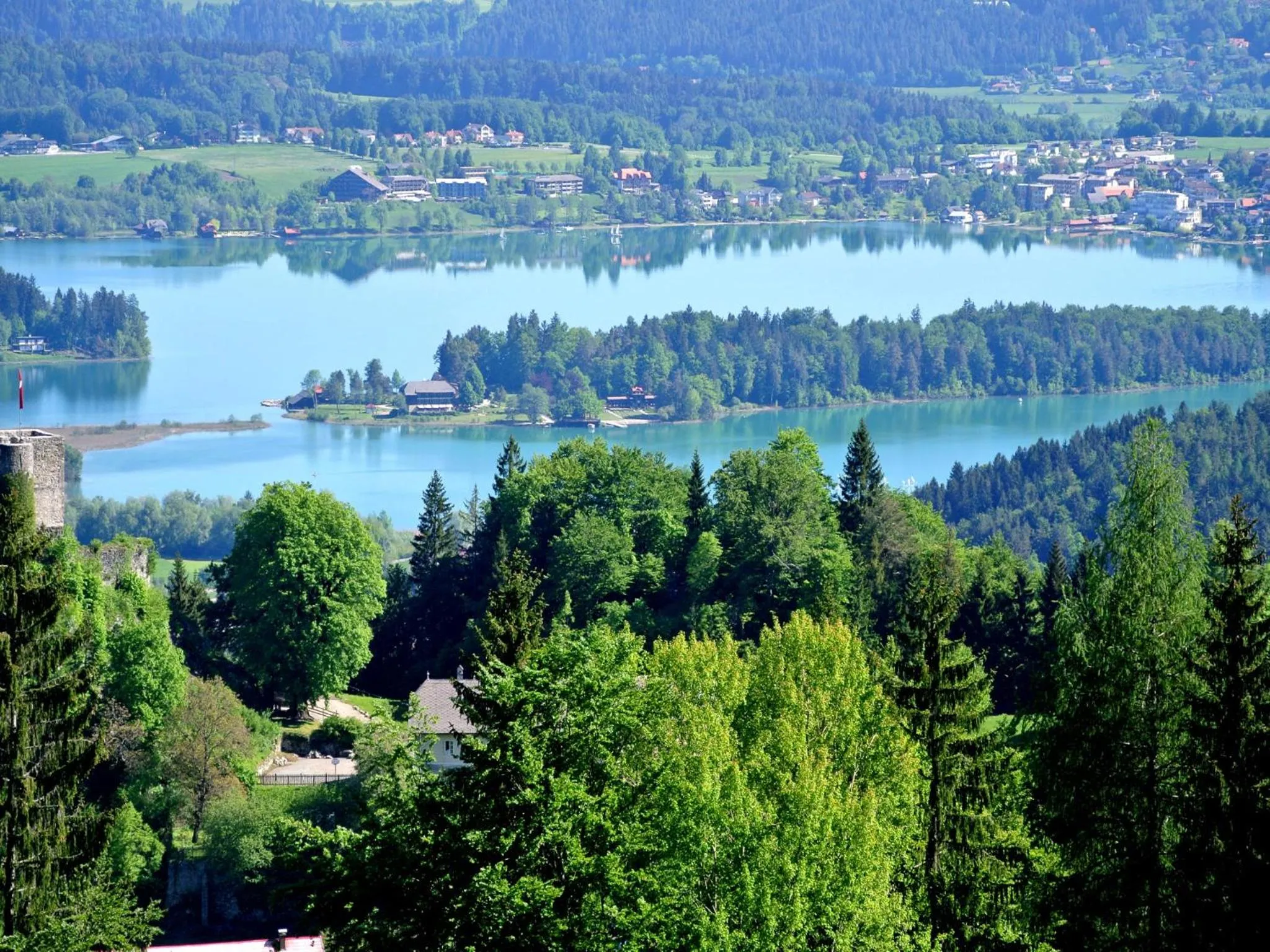 Lake view in Hotel Baumgartnerhof