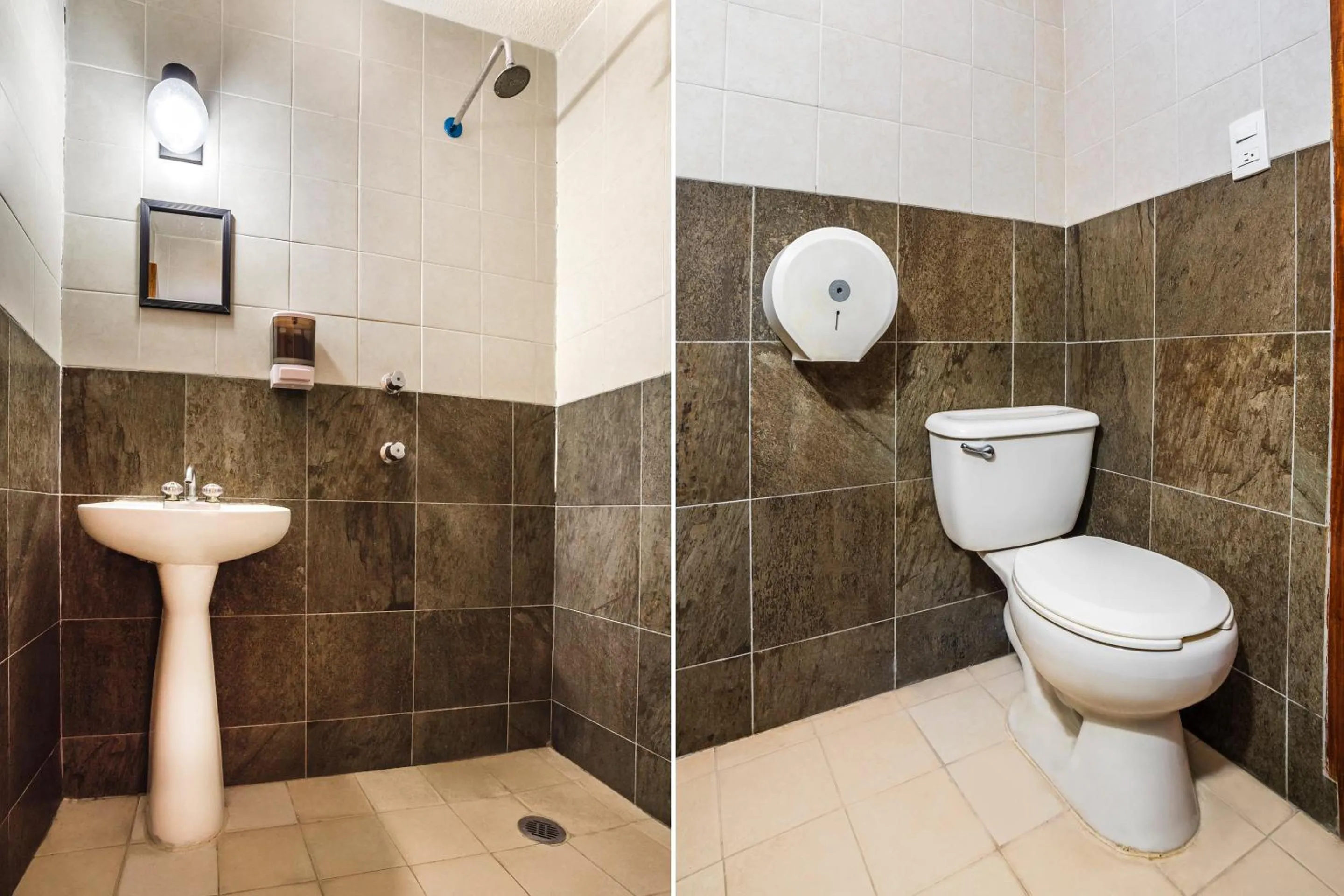 Bathroom in OYO Hotel Bugambilia, San Luis Potosí