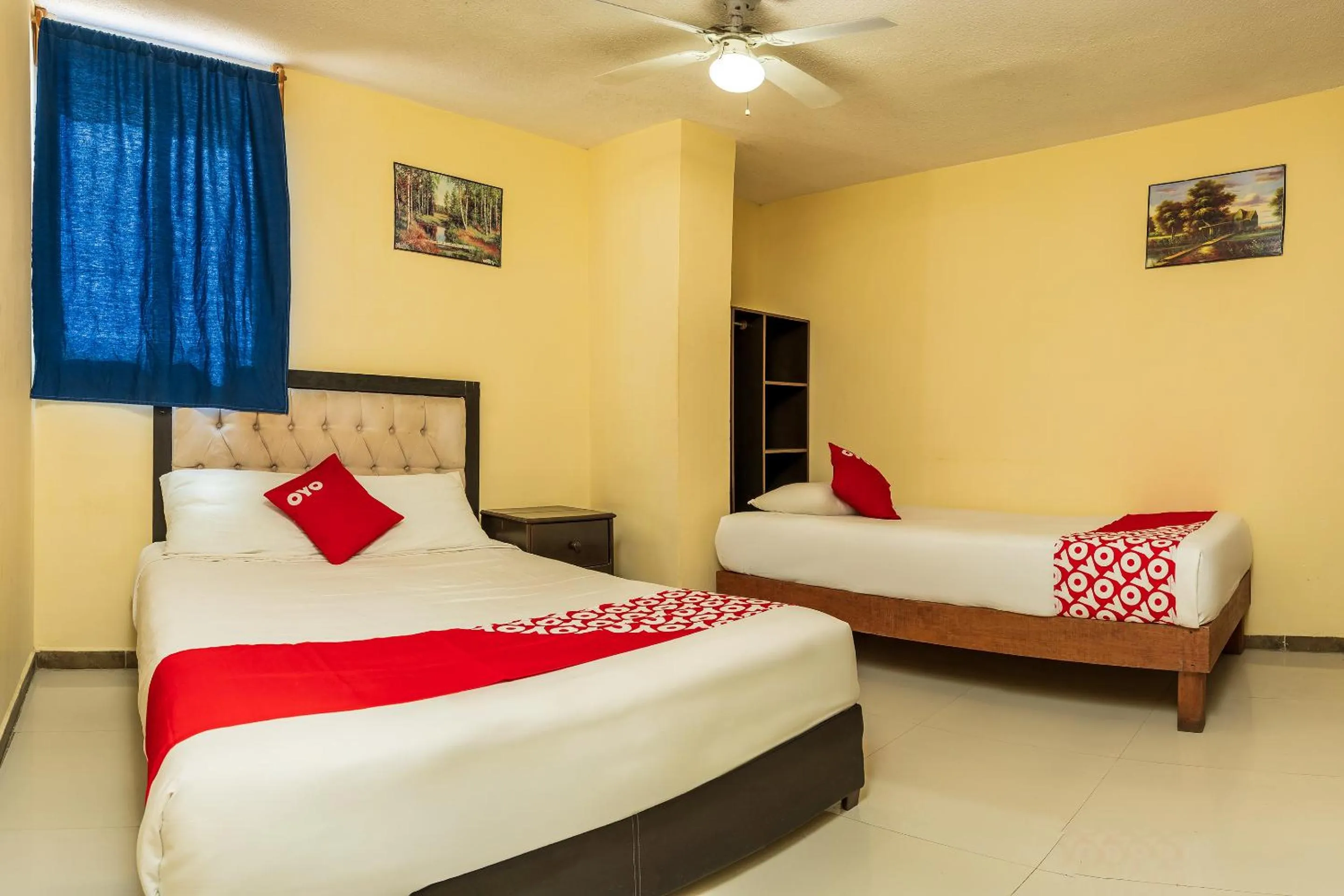 Bedroom, Bed in OYO Hotel Bugambilia, San Luis Potosí