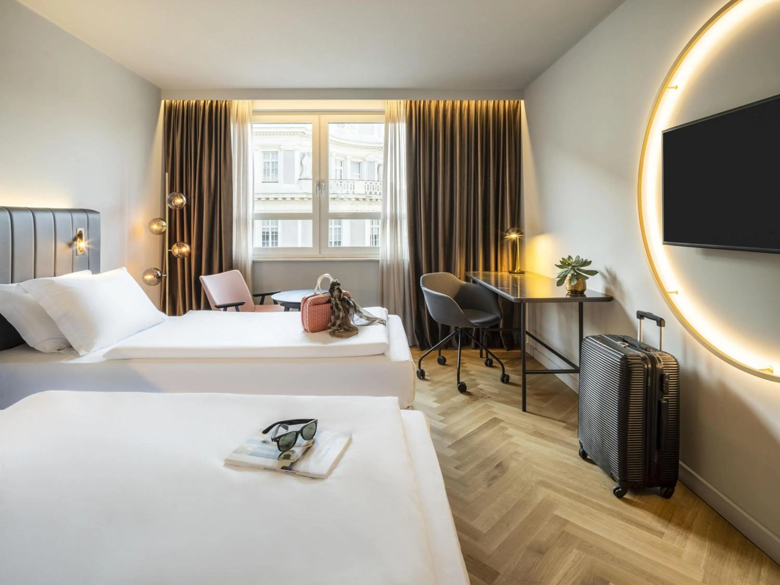 Bedroom, Bed in Hotel Am Konzerthaus - MGallery Collection