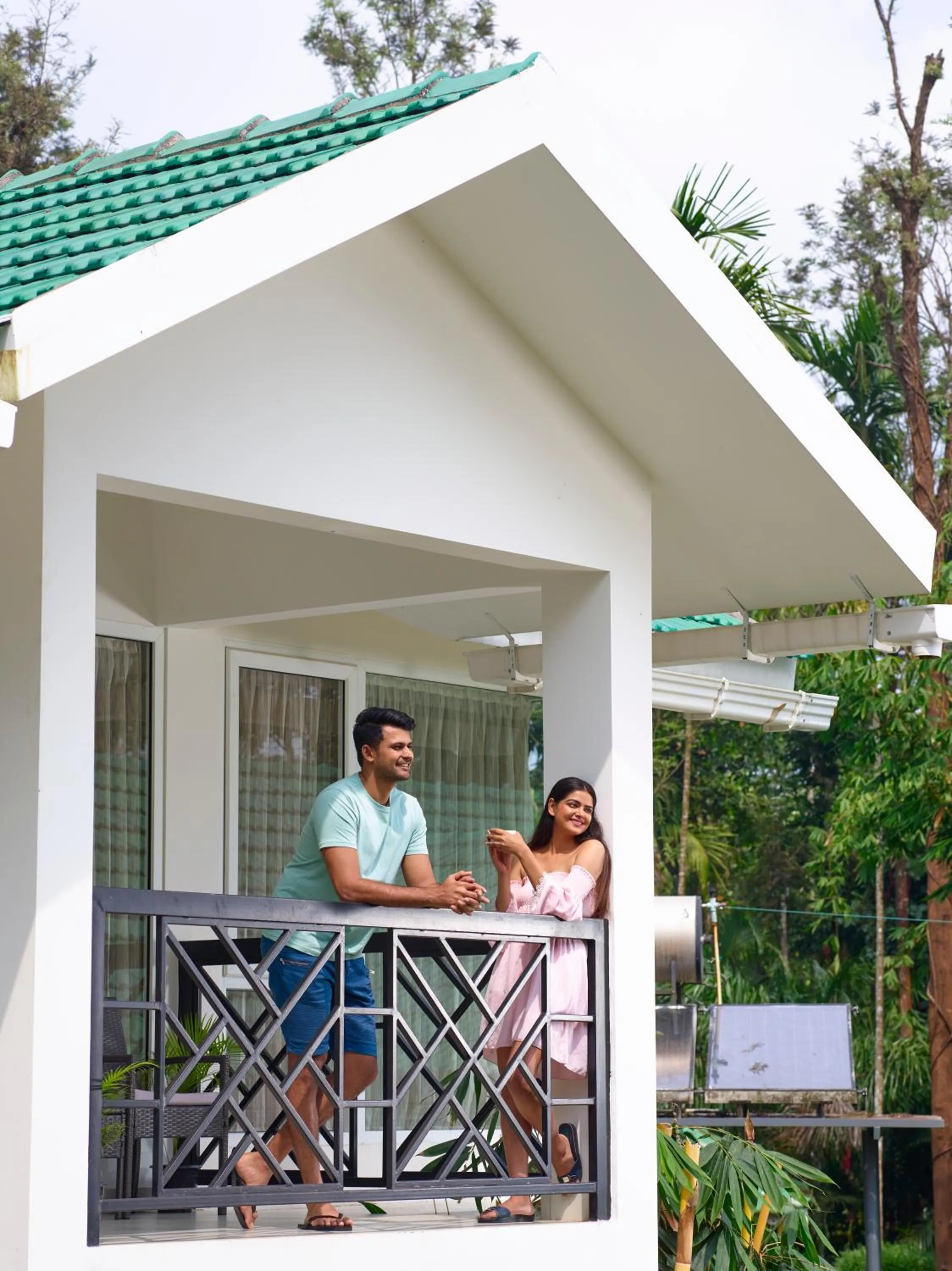 Balcony/Terrace in The Woods Resorts Wayanad