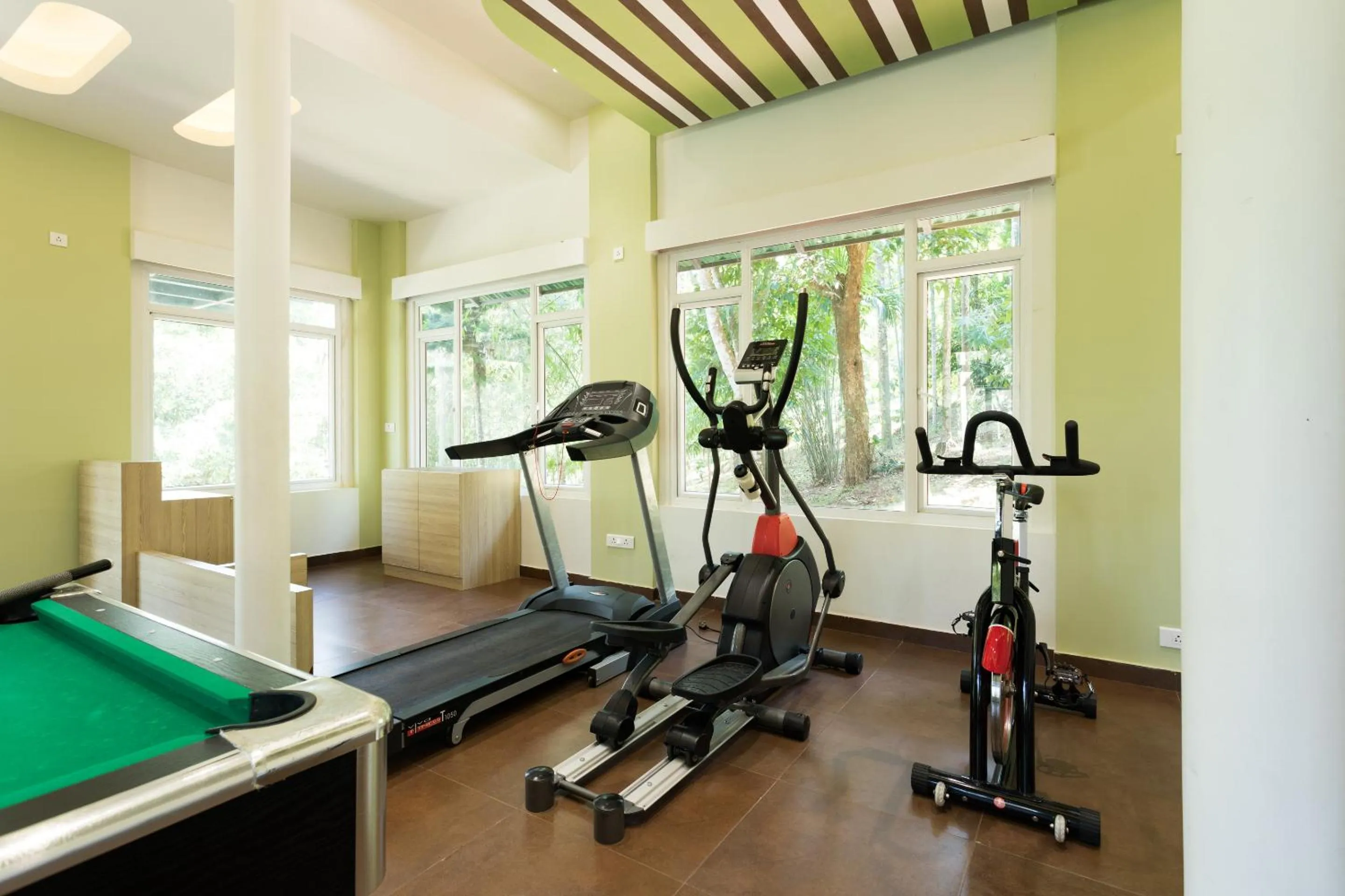 Fitness centre/facilities in The Woods Resorts Wayanad